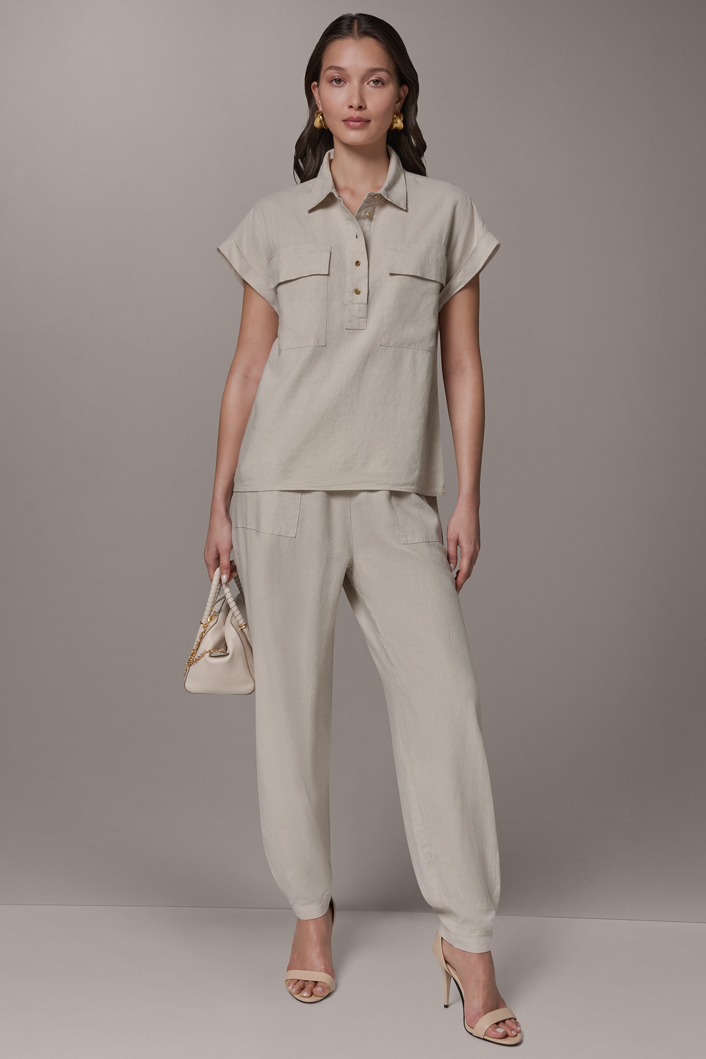 CAP SLEEVE CAMP SHIRT VIEW 6 | All Products