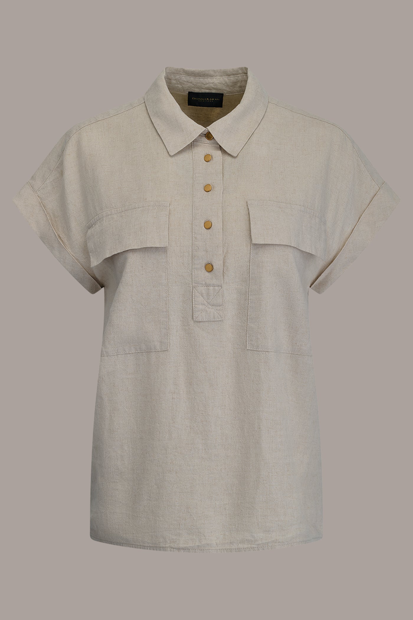 CAP SLEEVE CAMP SHIRT VIEW 8 | All Products