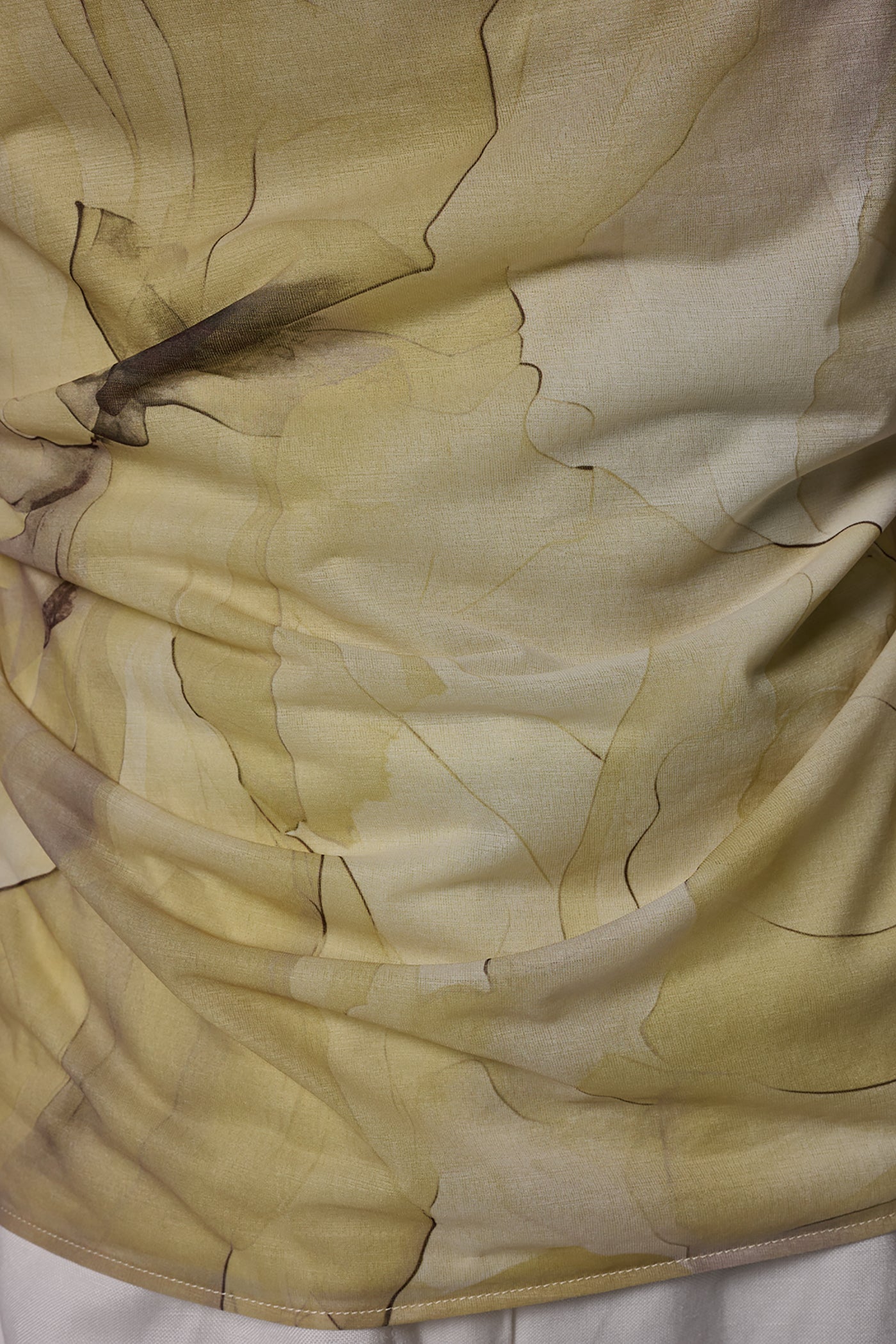 SLEEVELESS COWL-NECK PRINT BLOUSE VIEW 5 | New clothing