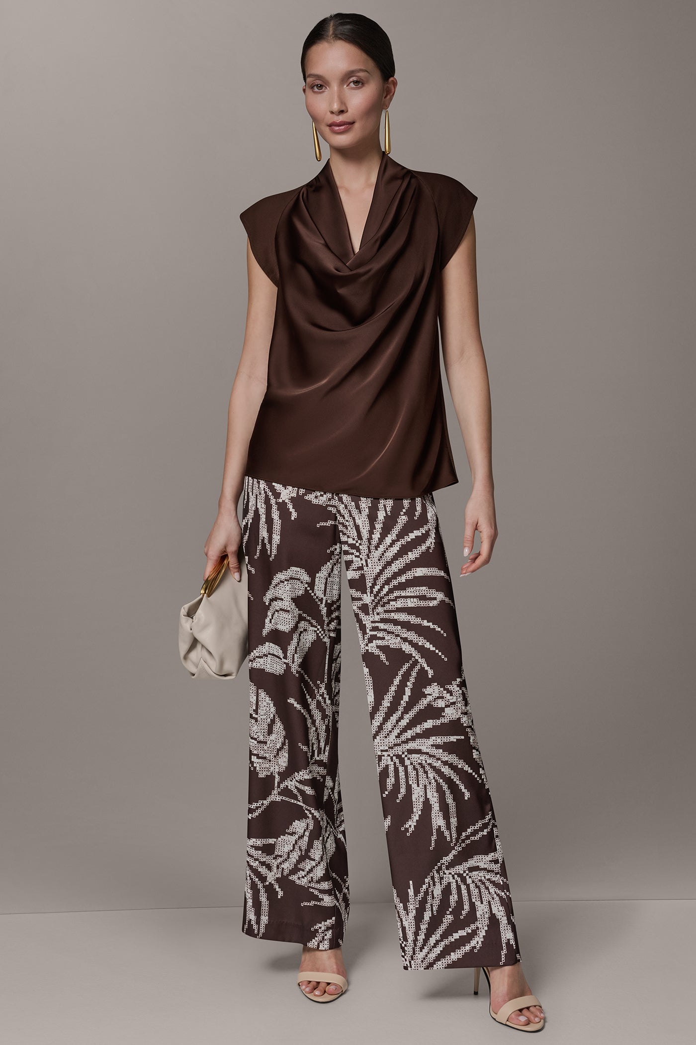 CAP SLEEVE MIXED MEDIA TOP VIEW 7 | Tops