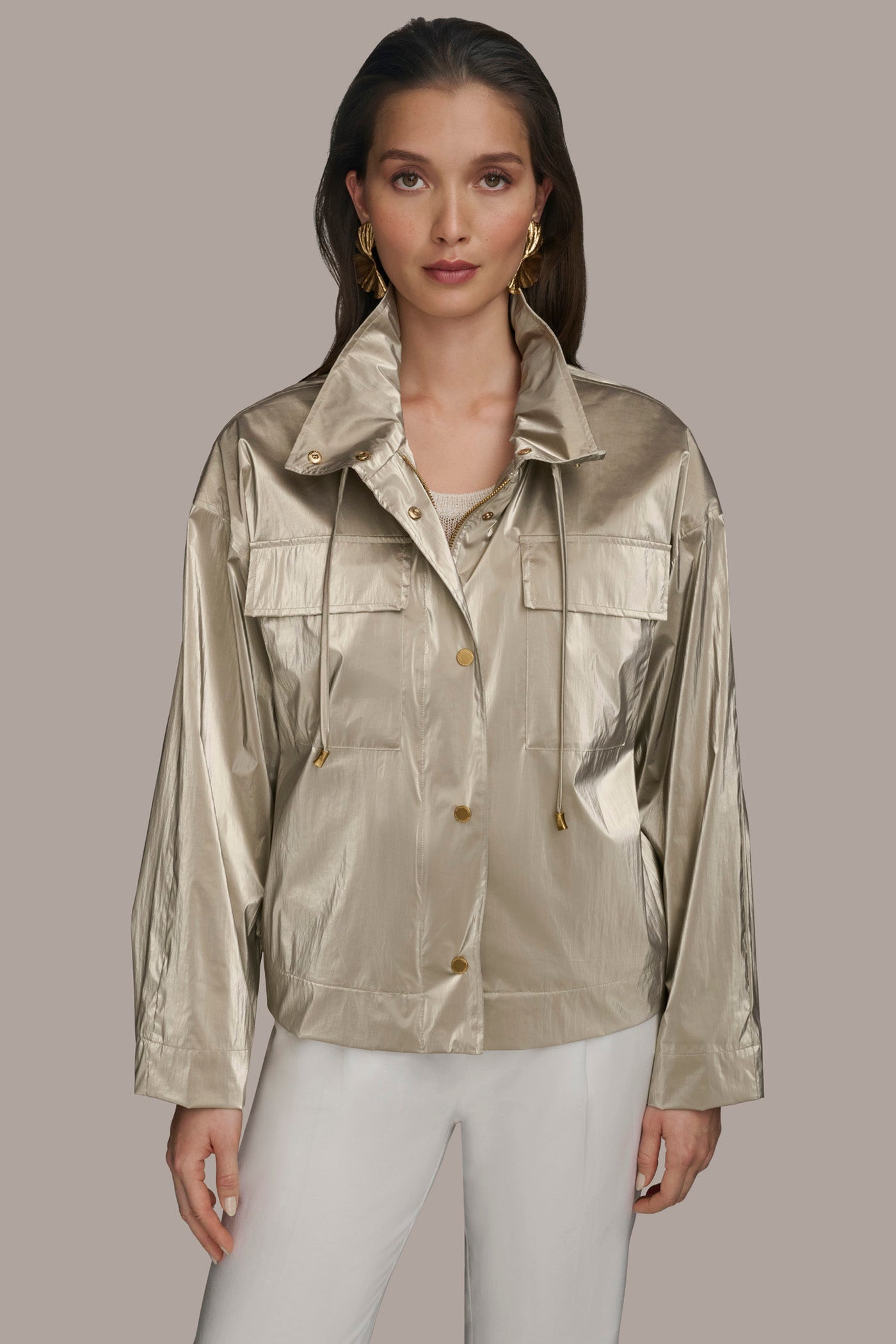 METALLIC UTILITY JACKET | View 1