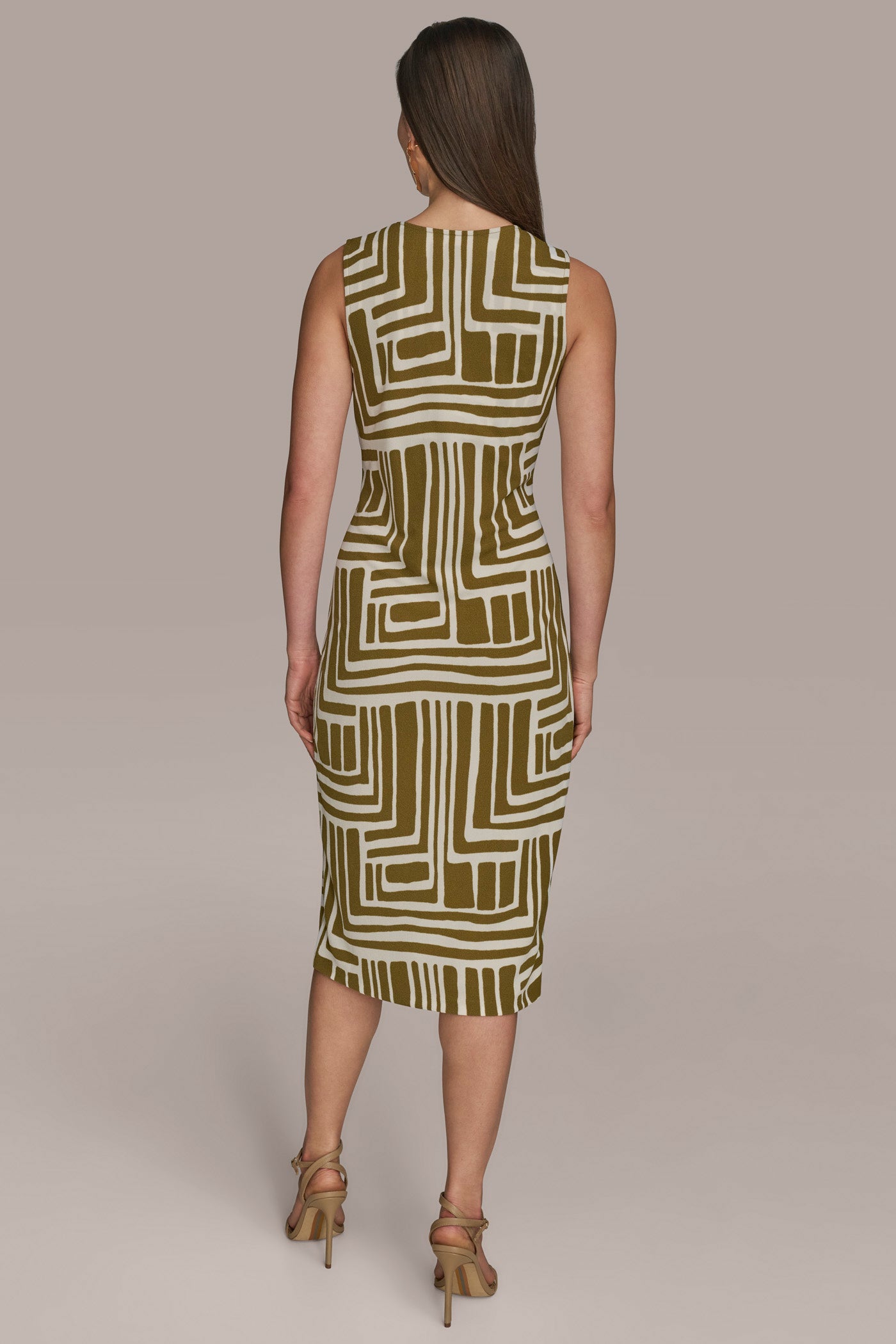 WRAP-EFFECT MIDI SHEATH DRESS | View 2 | Dresses & Jumpsuits