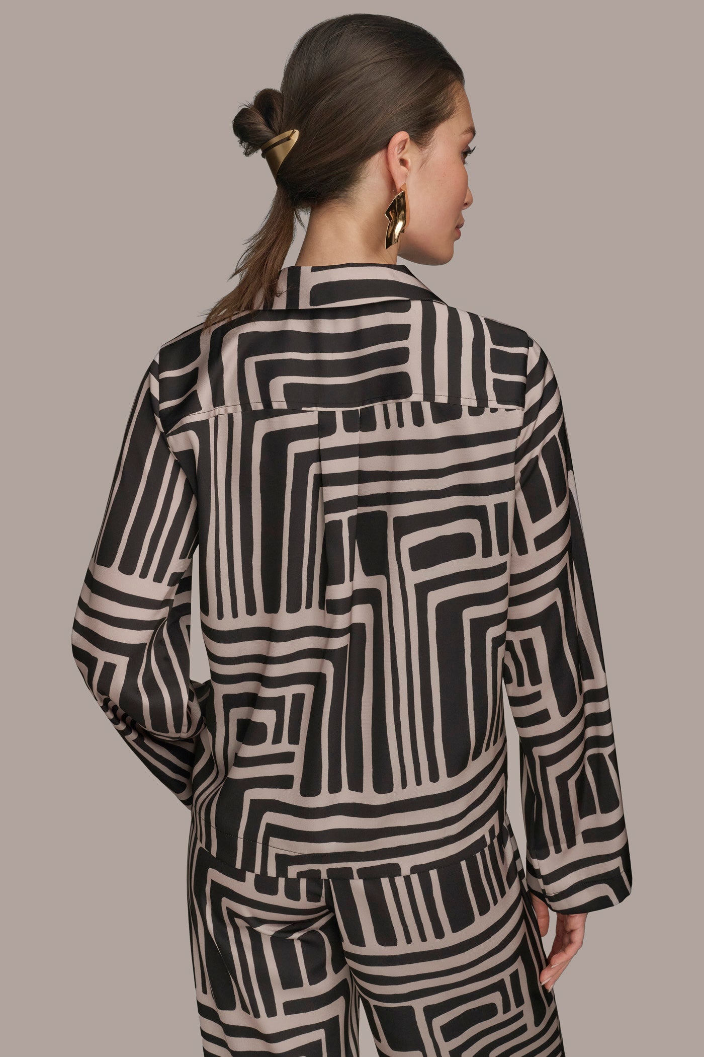 PAJAMA STYLE SHIRT | View 2 | Tops