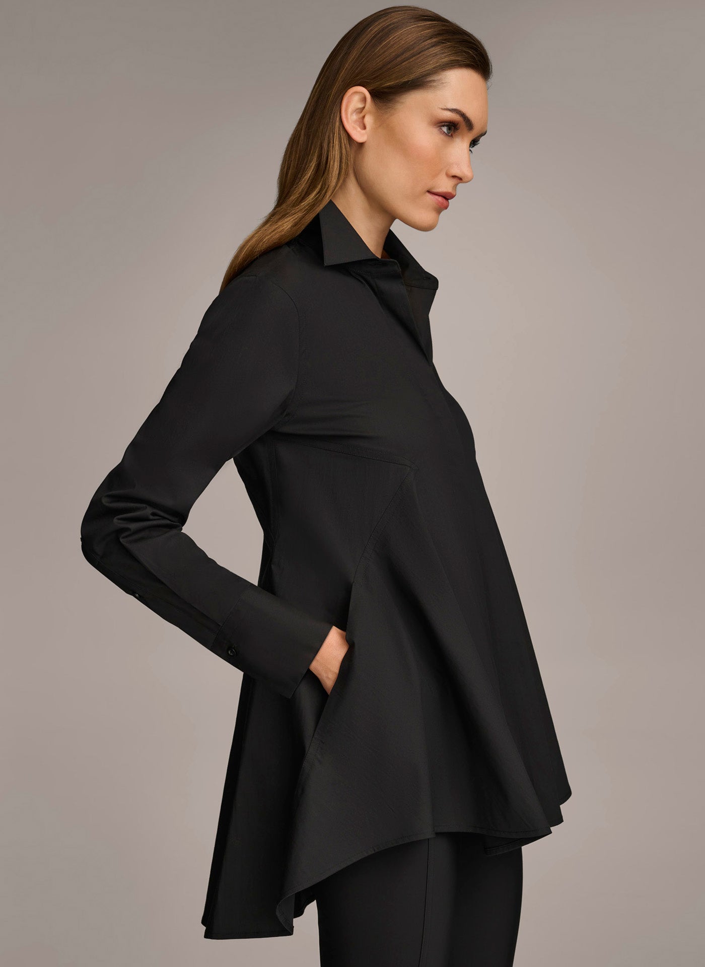 Donna Karan A Line Tunic - Black - XL Donna Karan A Line Tunic - Black - XL