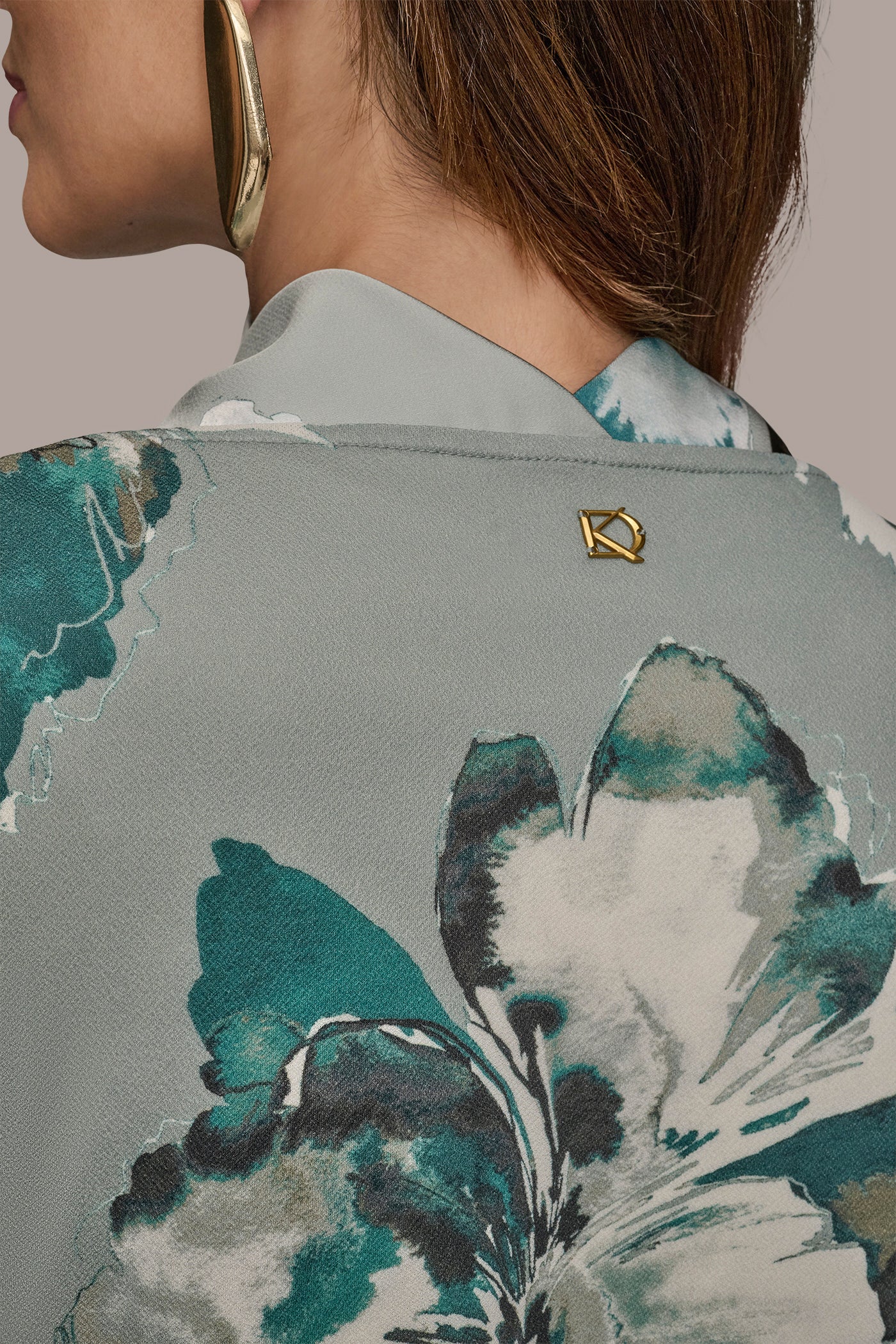 FLORAL DRAPED TOP VIEW 3 | Tops & Sweaters
