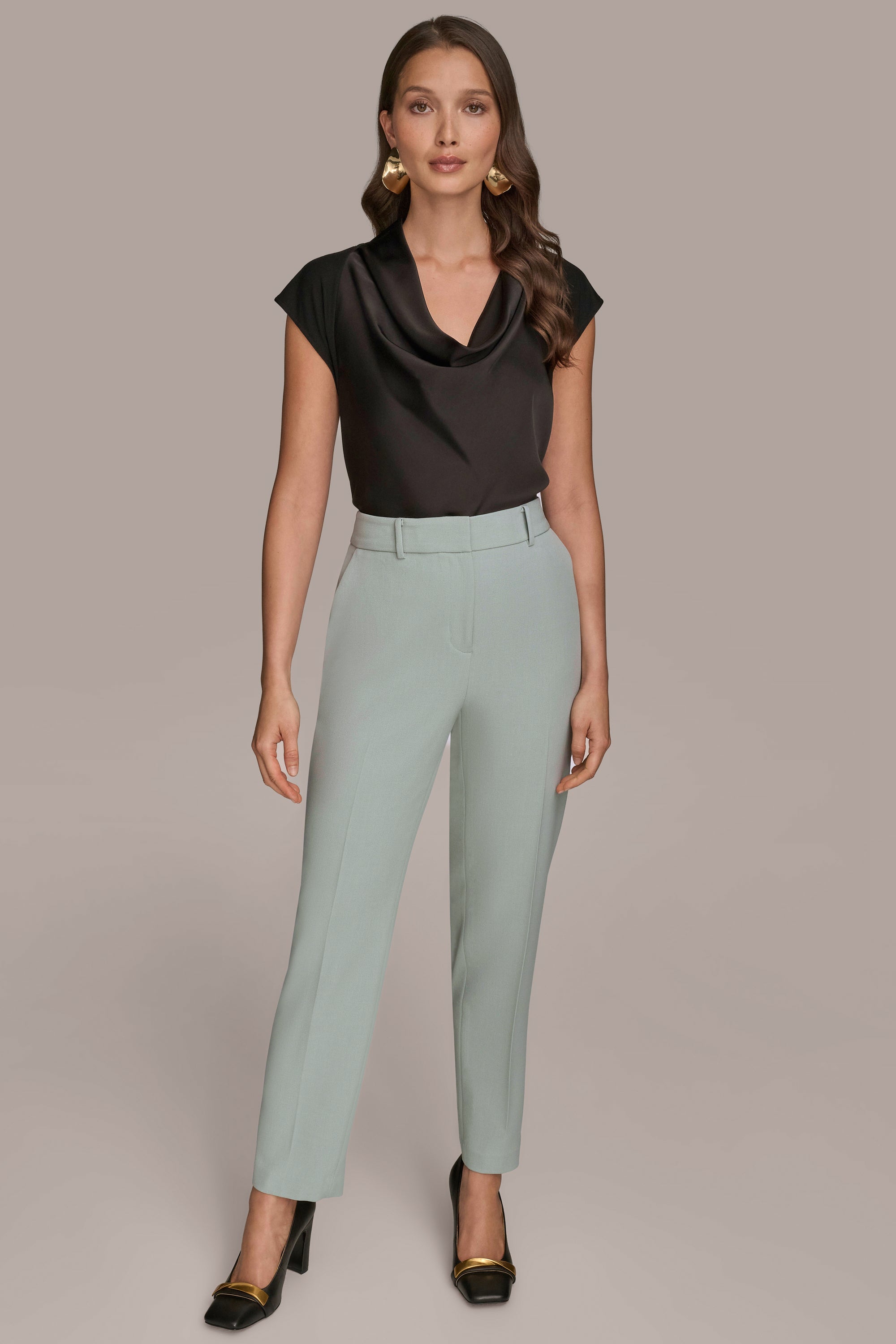 HIGH-RISE STRAIGHT-LEG PANT VIEW 4 | Pants