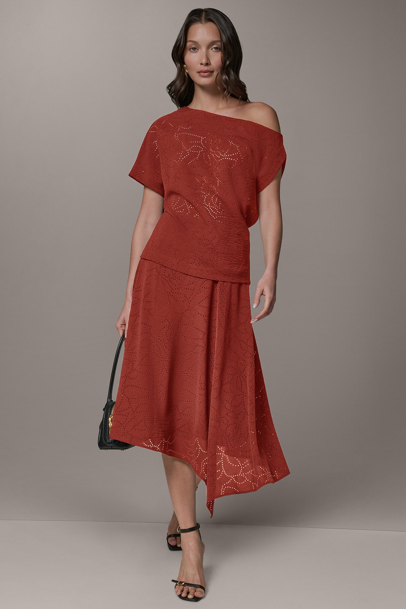 SLEEVELESS ASYMMETRIC LASER CUT TOP VIEW 6 | Clothing