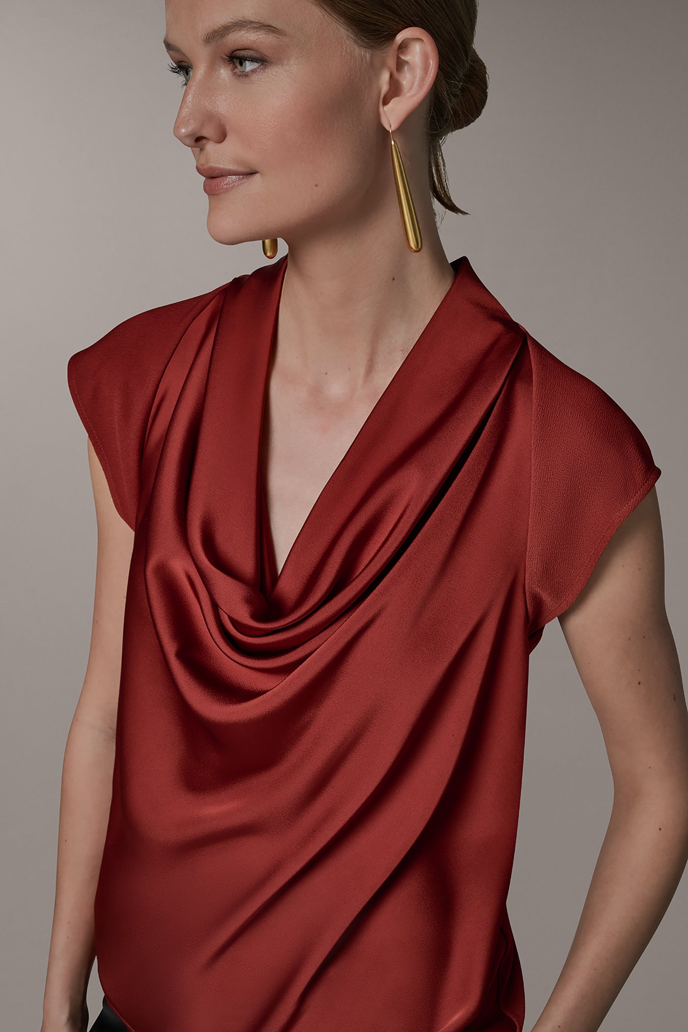 COWL NECK TOP | View 2 | Tops