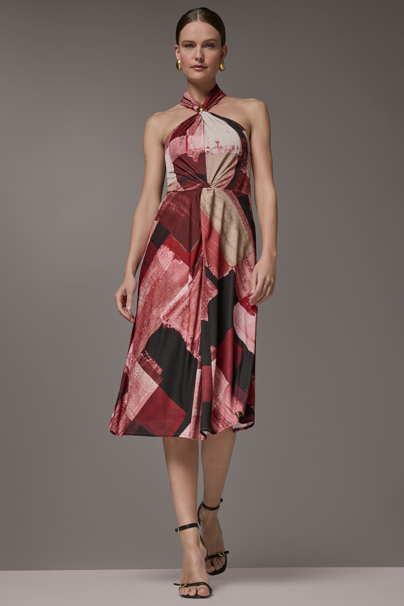 PRINTED HALTER DRESS VIEW 9 | Dresses & Jumpsuits