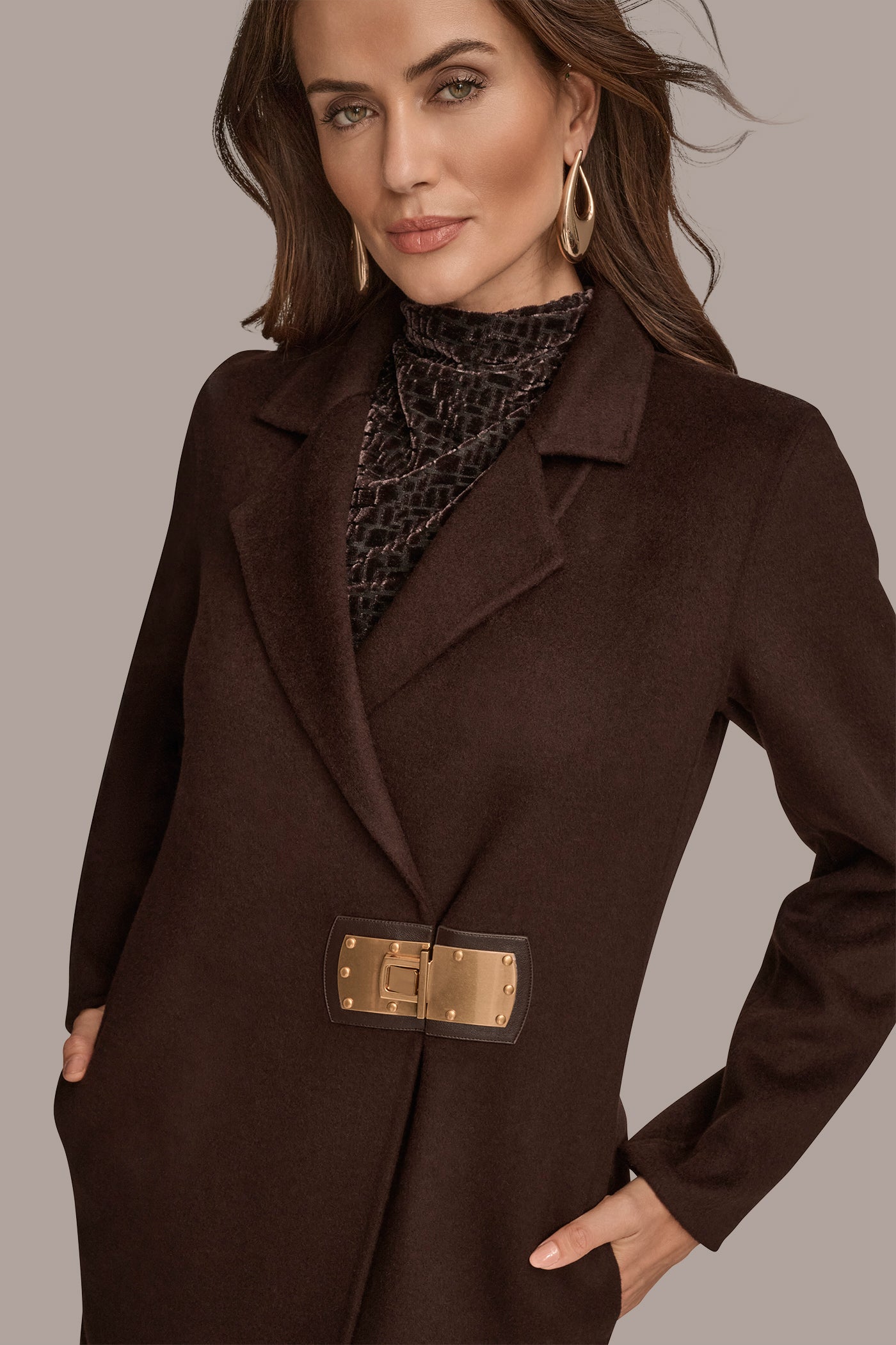BUCKLE-DETAILED COAT VIEW 8 | Included in discounts