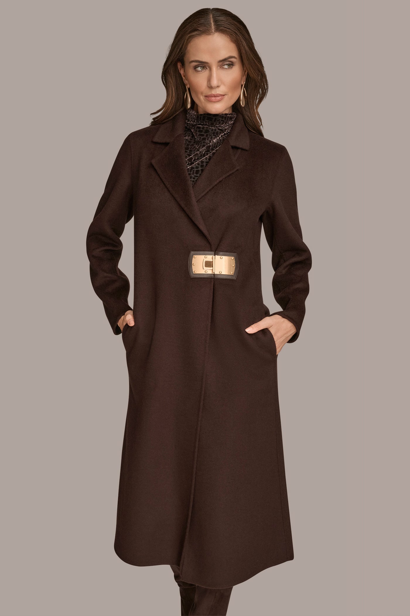 BUCKLE-DETAILED COAT VIEW 7 | Included in discounts