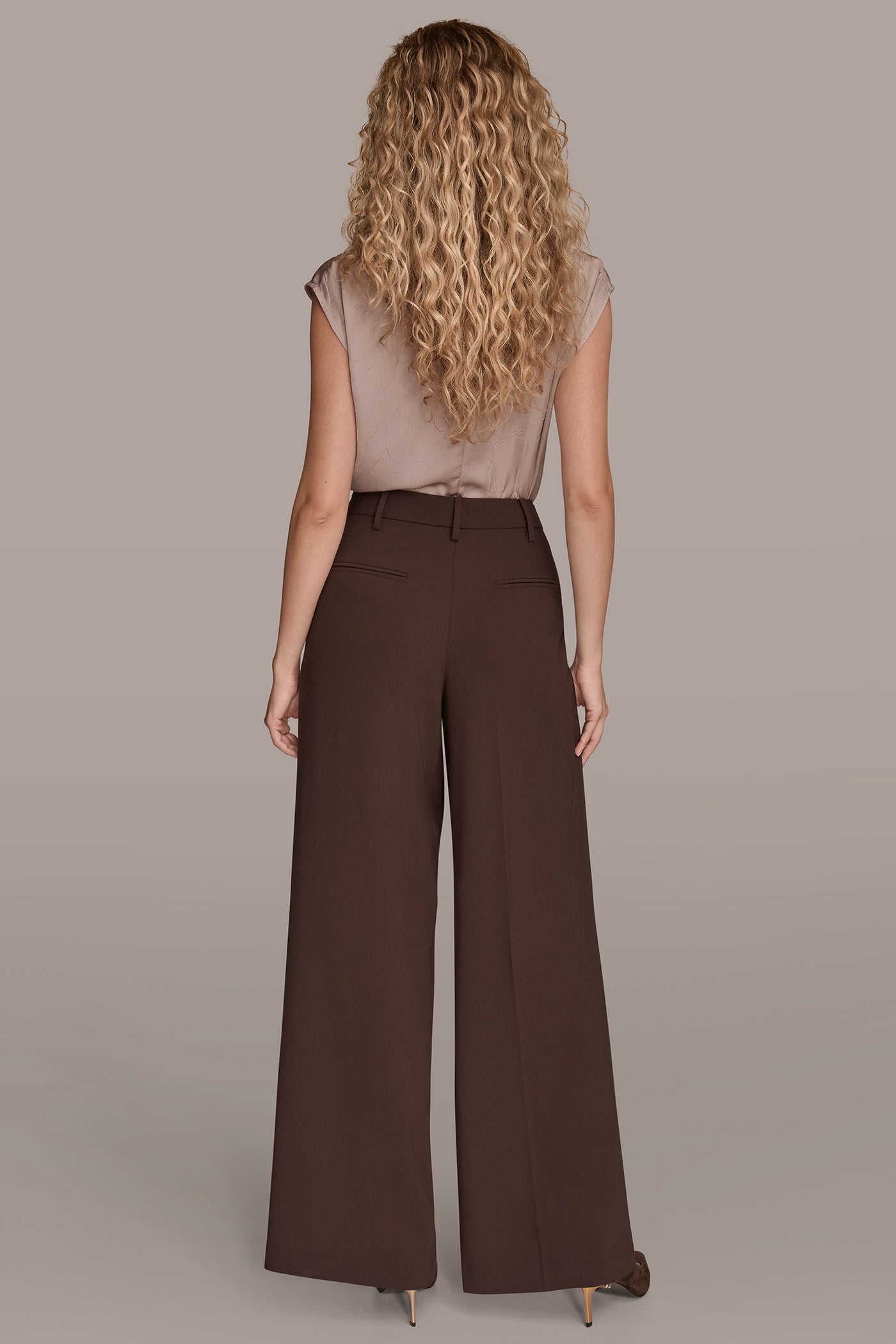 WIDE LEG WITH TAB WAIST VIEW 6 | Clothing