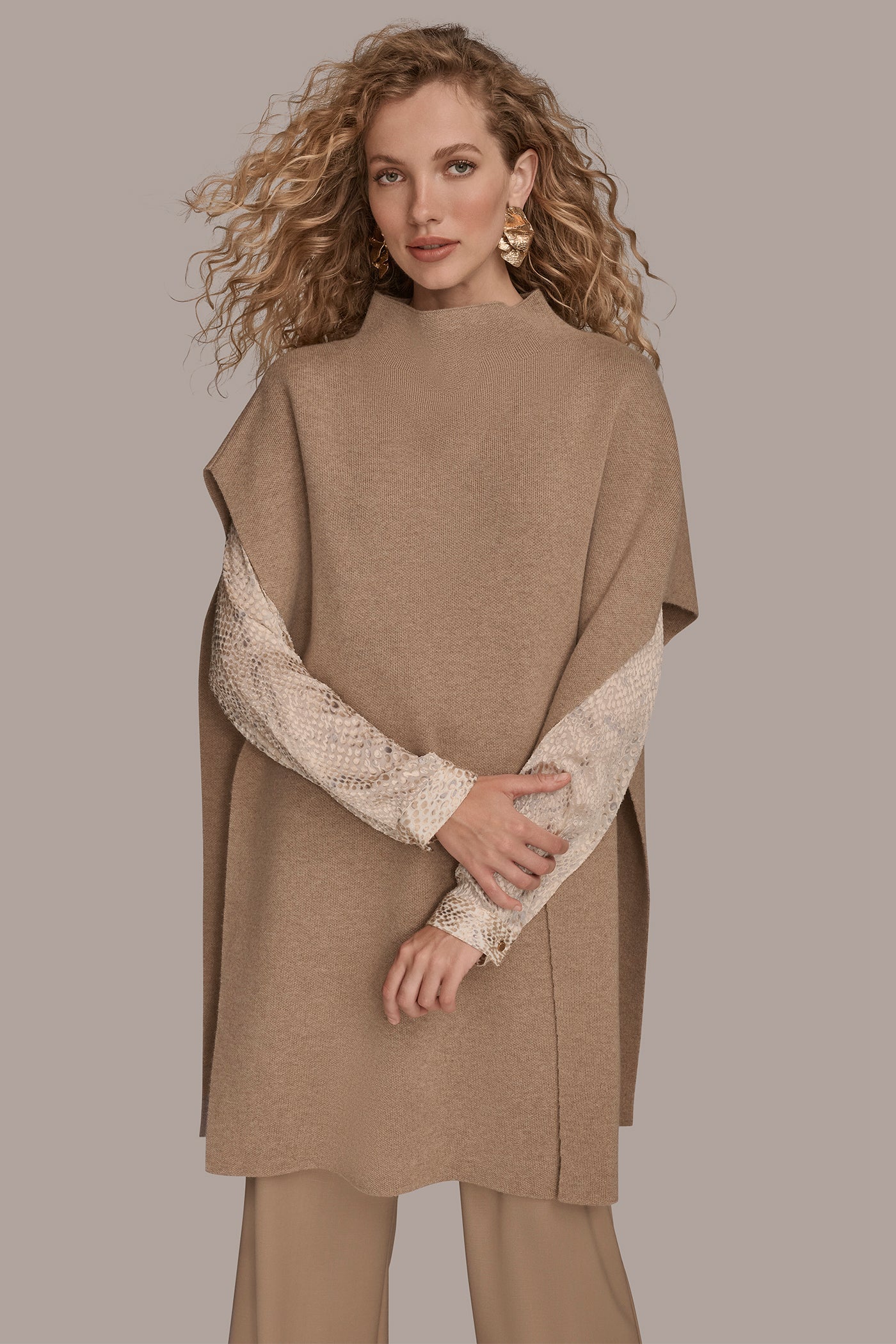 MOCK-NECK TUNIC | View 1 | All Products