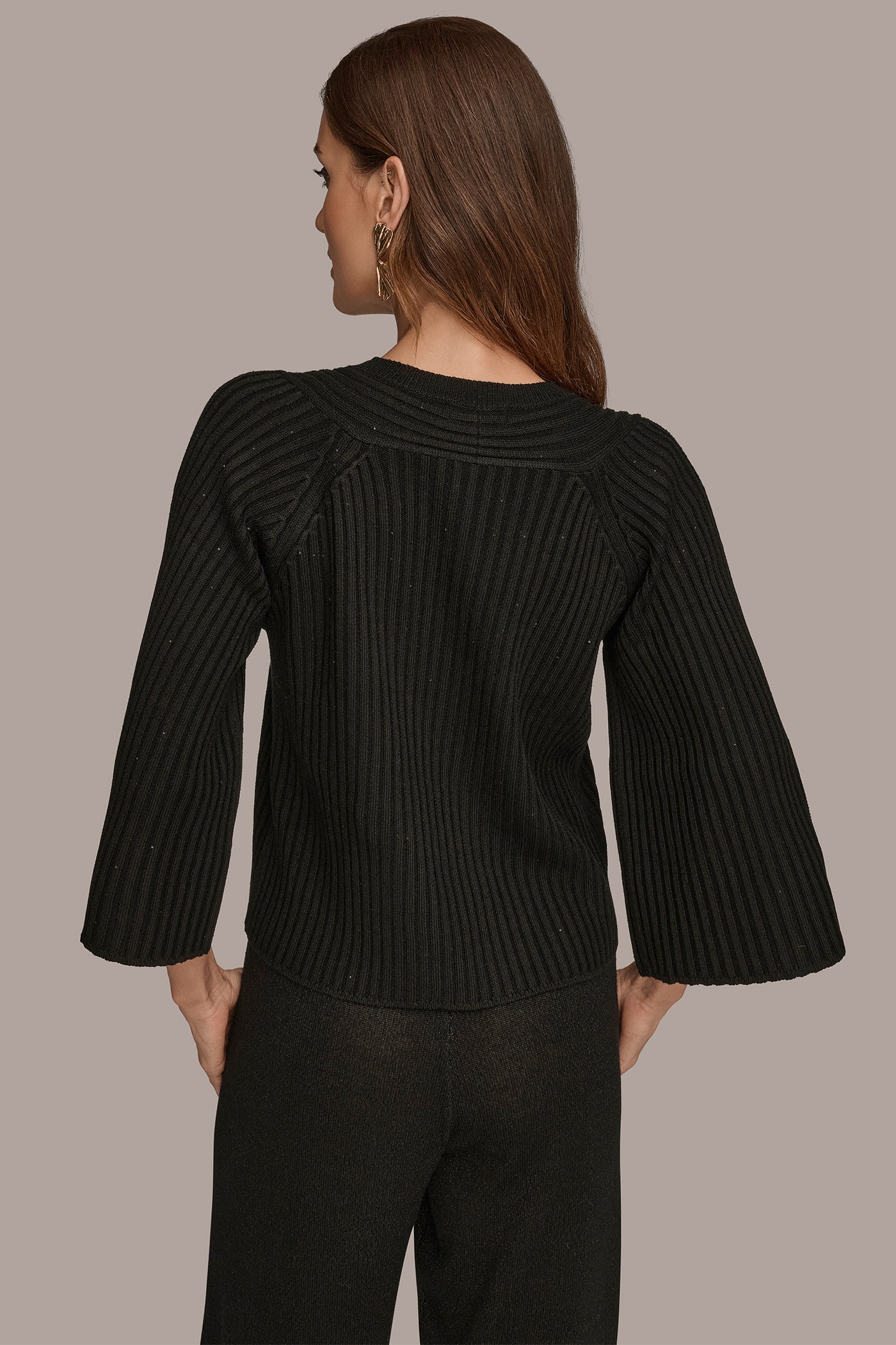 BELL SLEEVE SEQUIN SWEATER | View 2 | All That Shimmers