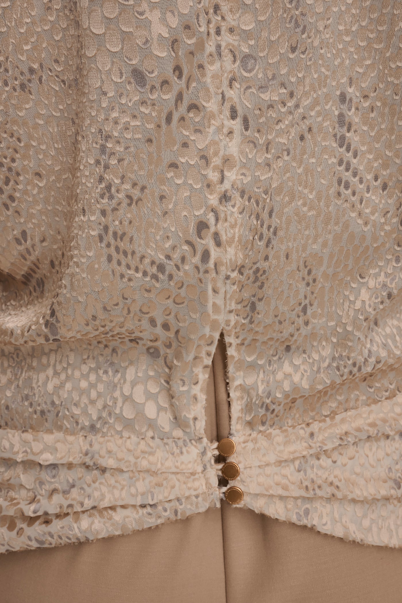 CROC-EFFECT DRAPED BLOUSE VIEW 7 | New Arrivals
