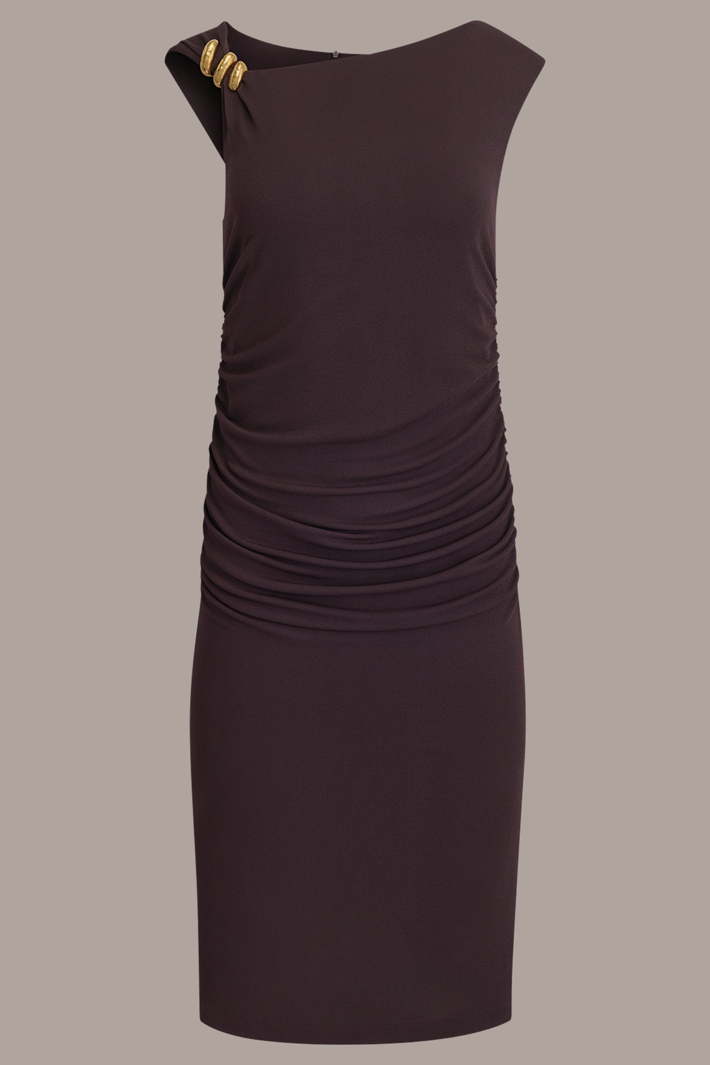 ASYMMETRIC EMBELLISHED RUCHED DRESS VIEW 8 | Dresses & Jumpsuits