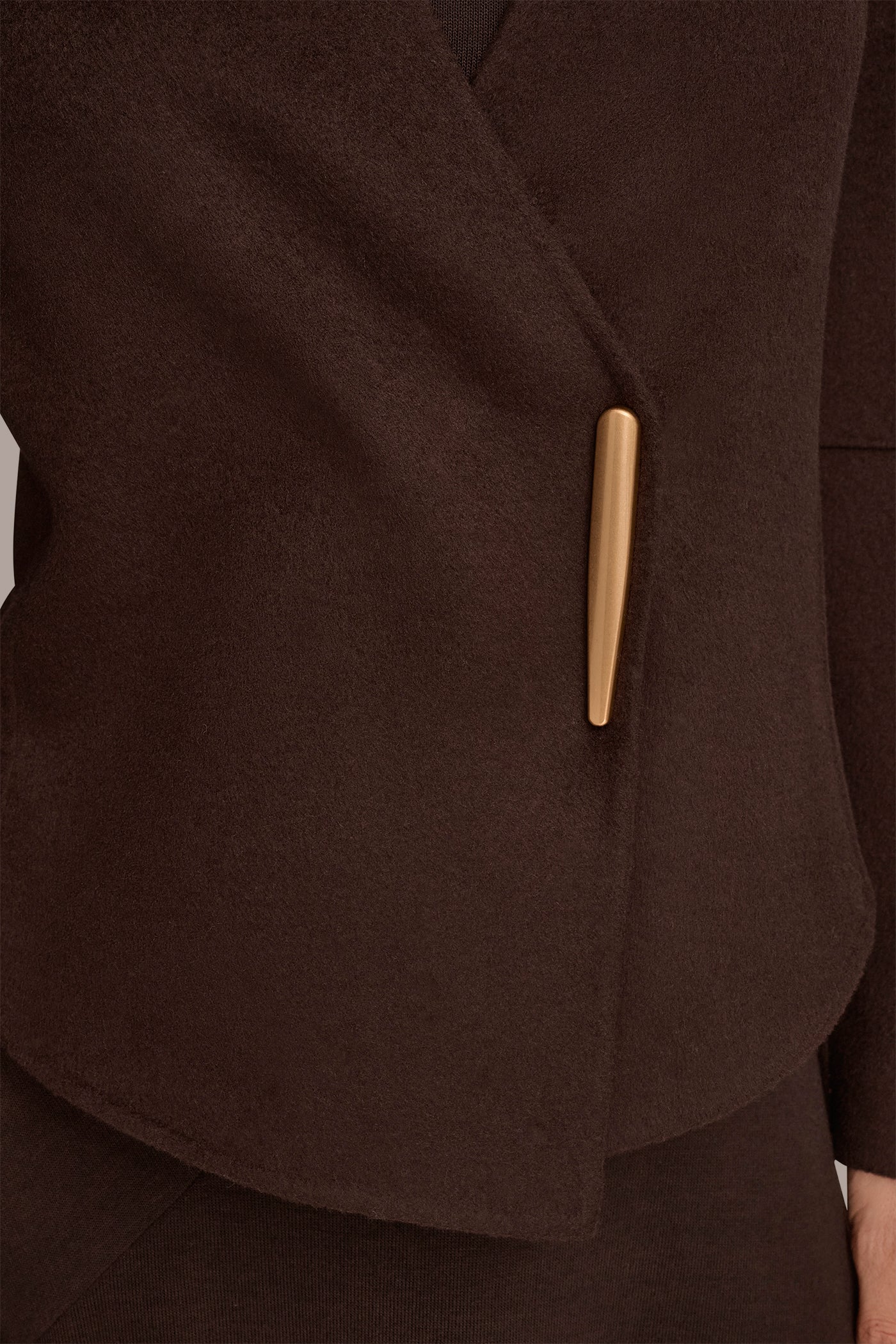 COLLARLESS EMBELLISHED WRAP JACKET VIEW 7 | New Arrivals