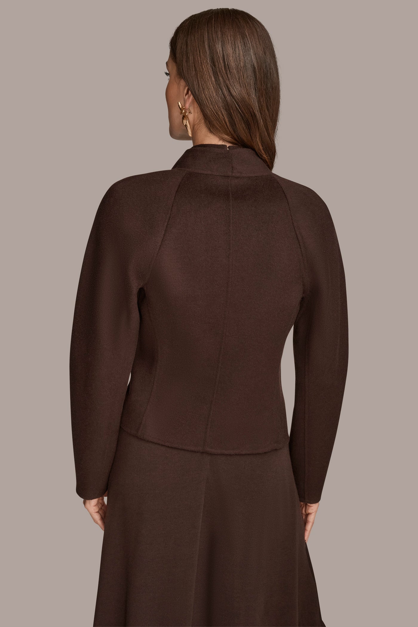 COLLARLESS EMBELLISHED WRAP JACKET | View 2 | New Arrivals