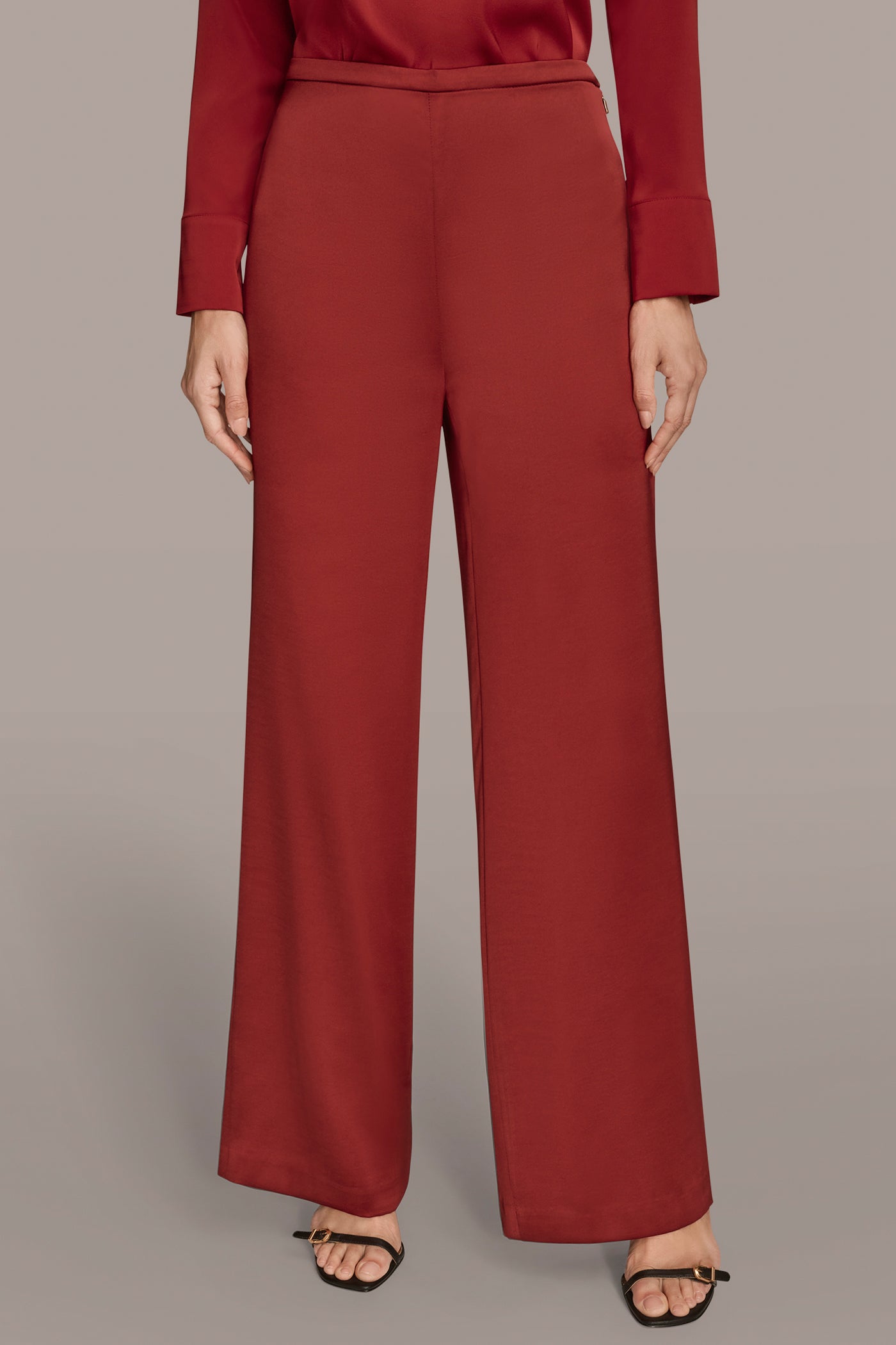 WIDE LEG PULL ON PANT | View 1 | Products