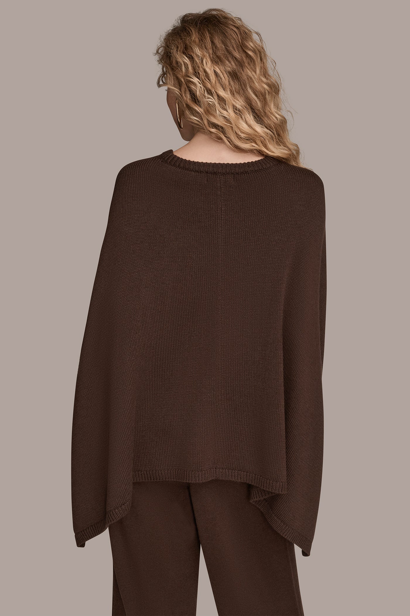 CREW NECK WITH CAPE SHOULDER | View 2 | All Products