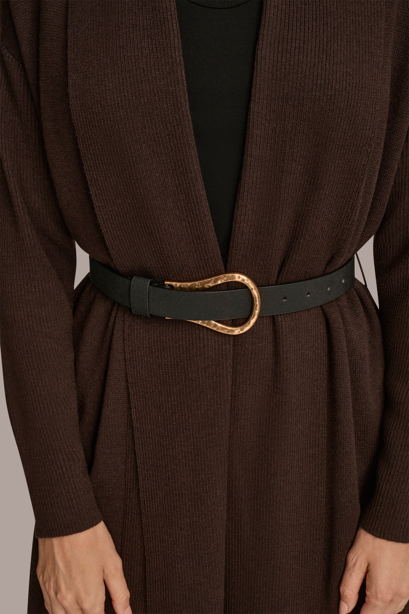 BELTED LONG CARDIGAN VIEW 6 | All Products