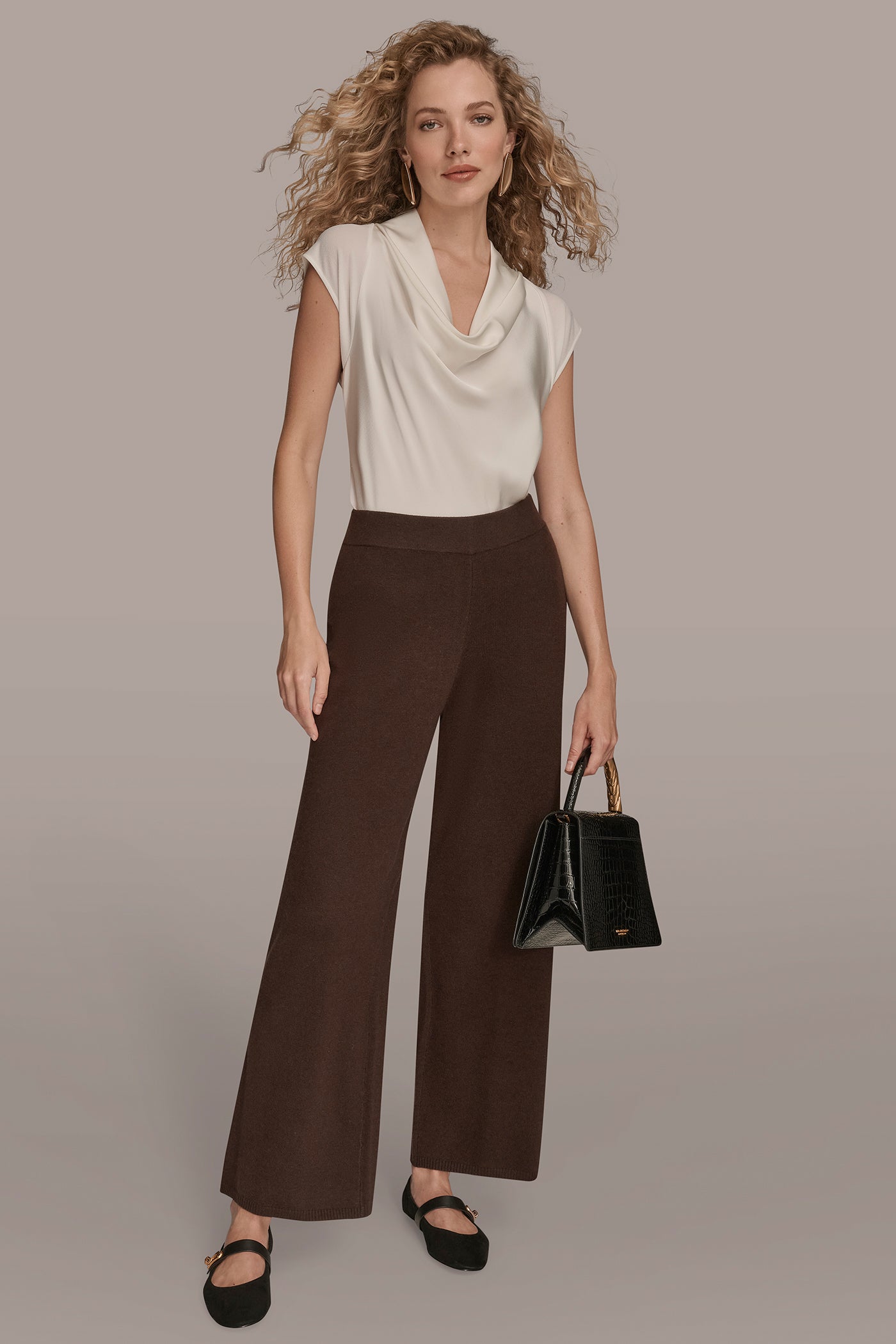 HIGH-RISE WIDE-LEG SWEATER ANKLE PANT VIEW 5 | Included in discounts