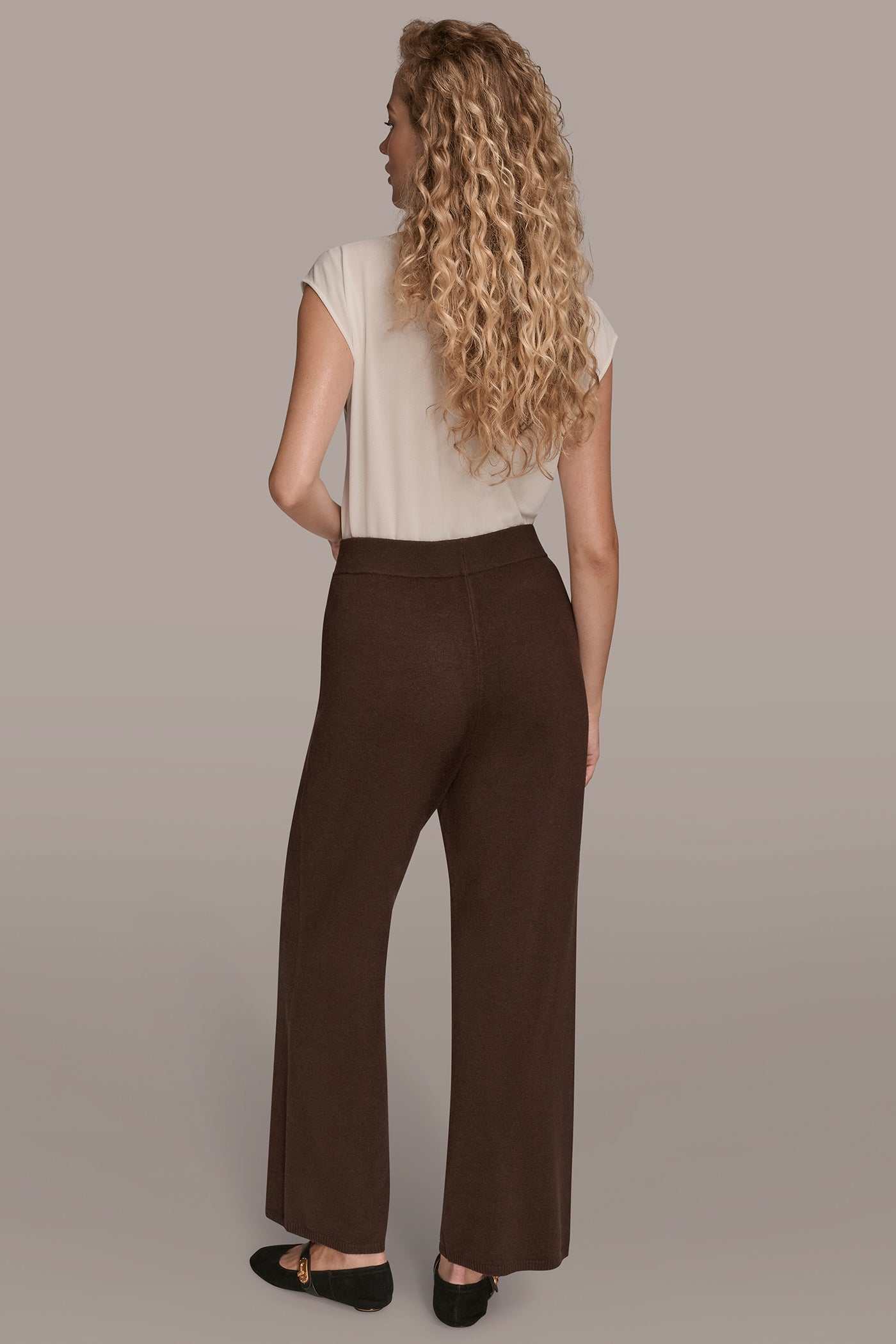 HIGH-RISE WIDE-LEG SWEATER ANKLE PANT VIEW 6 | Included in discounts