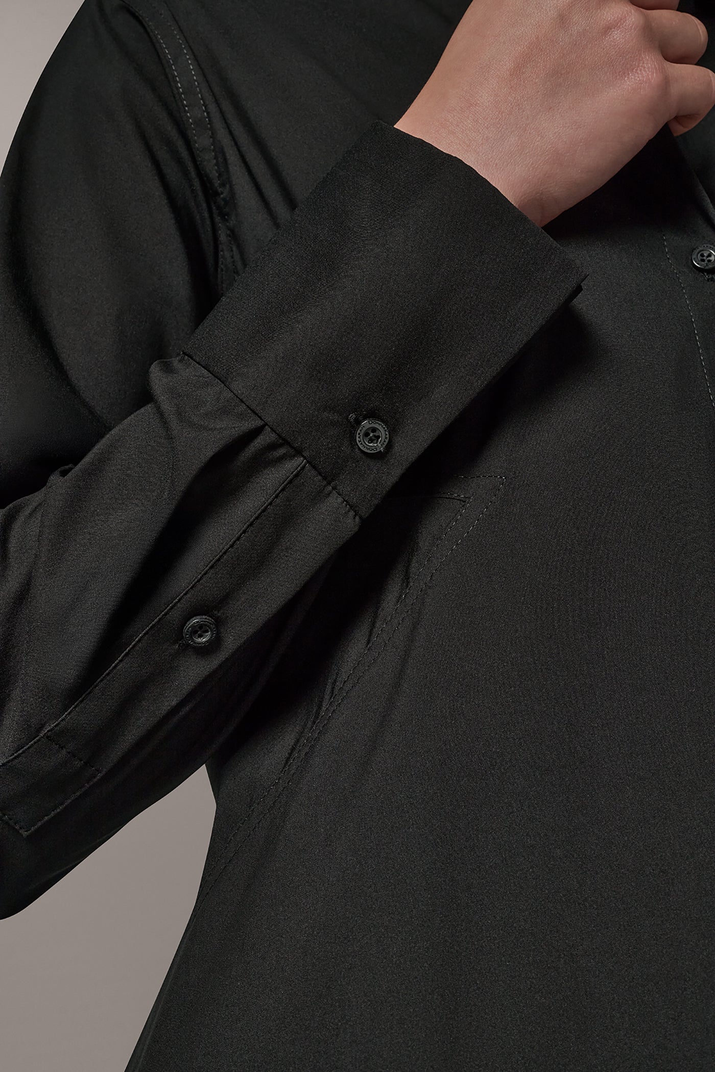 BUTTON FRONT A-LINE TUNIC VIEW 6 | Tops