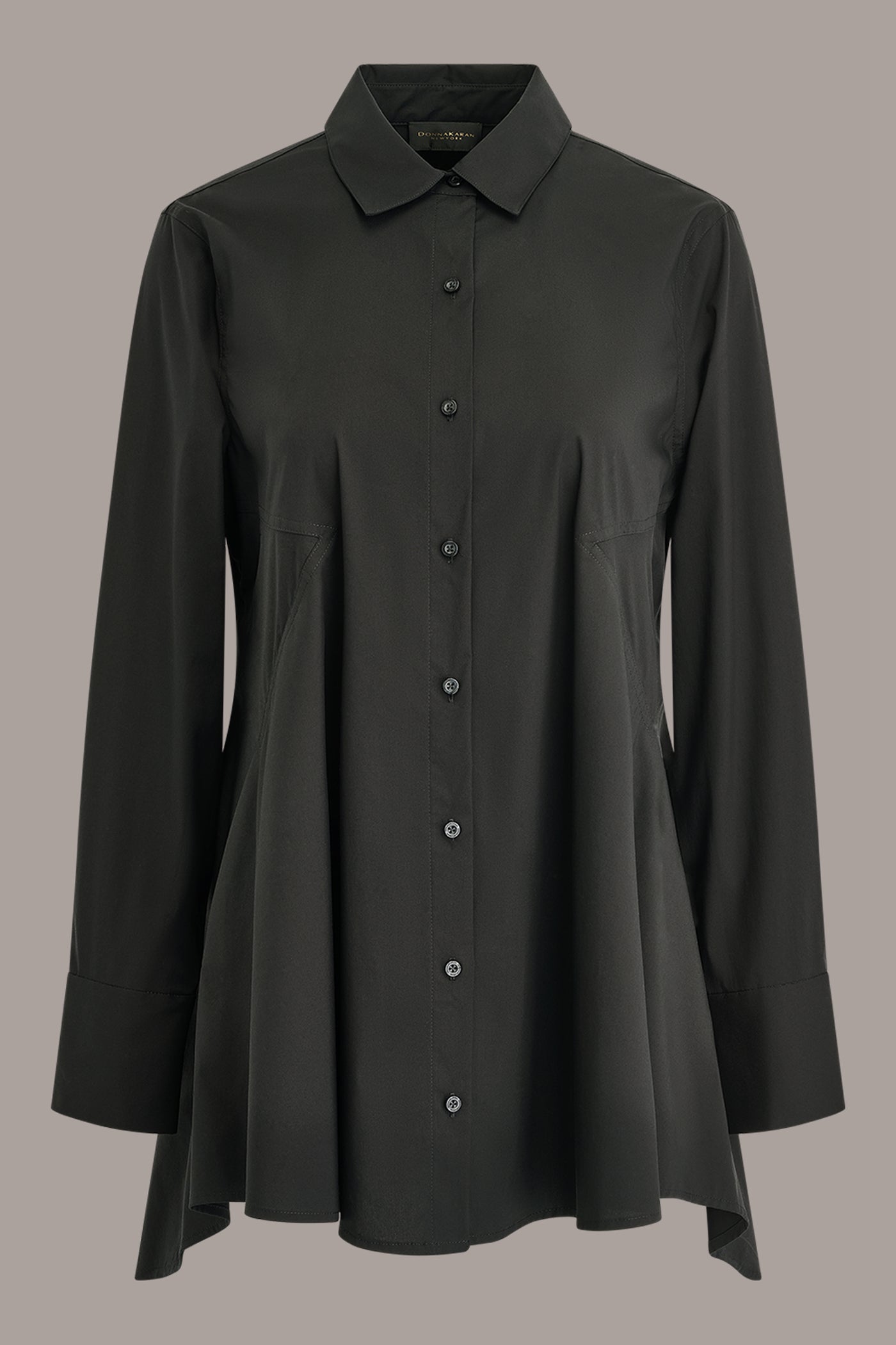 BUTTON FRONT A-LINE TUNIC VIEW 7 | Tops