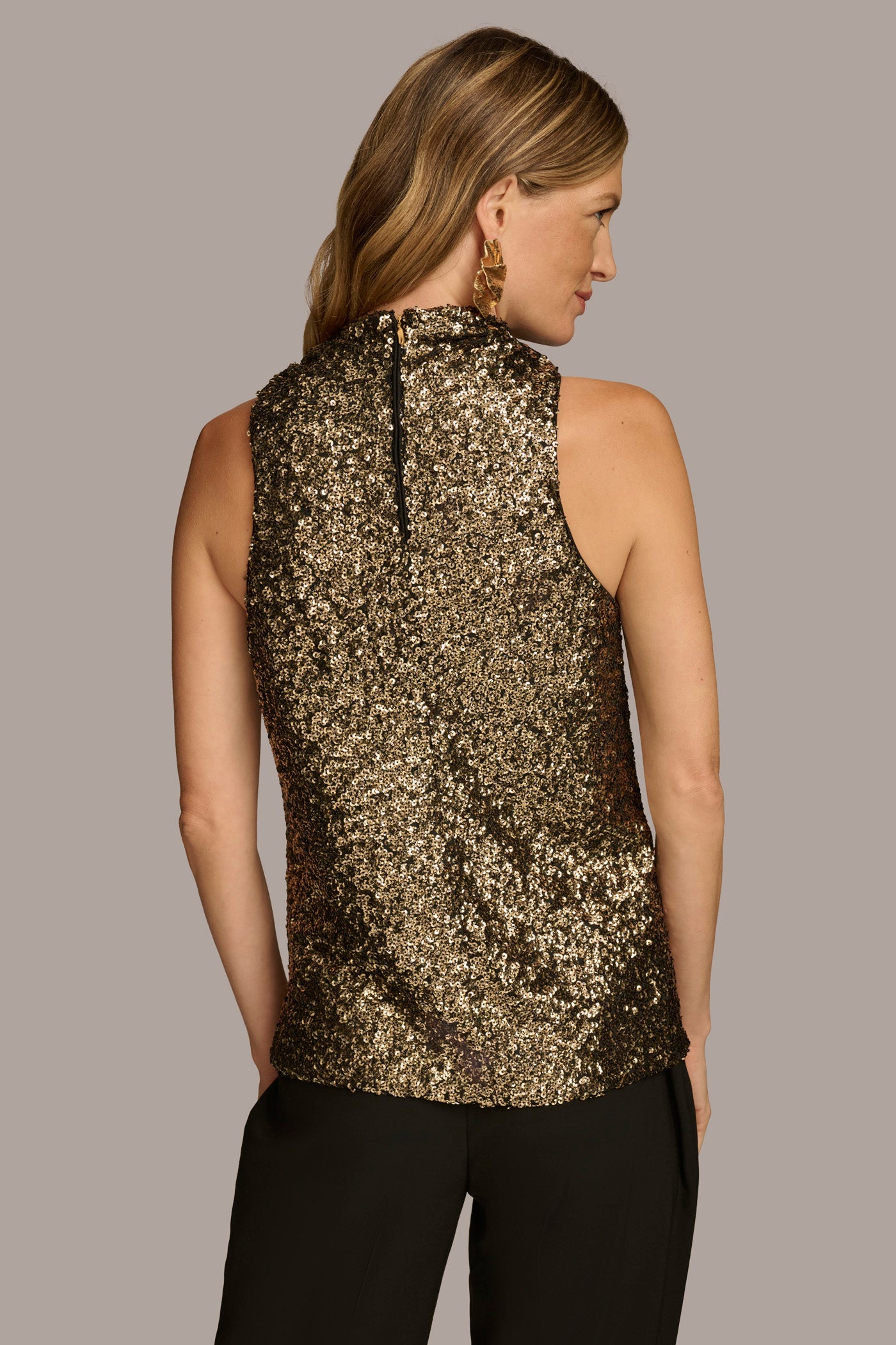 SEQUIN COWL NECK TOP | View 2 | SALE