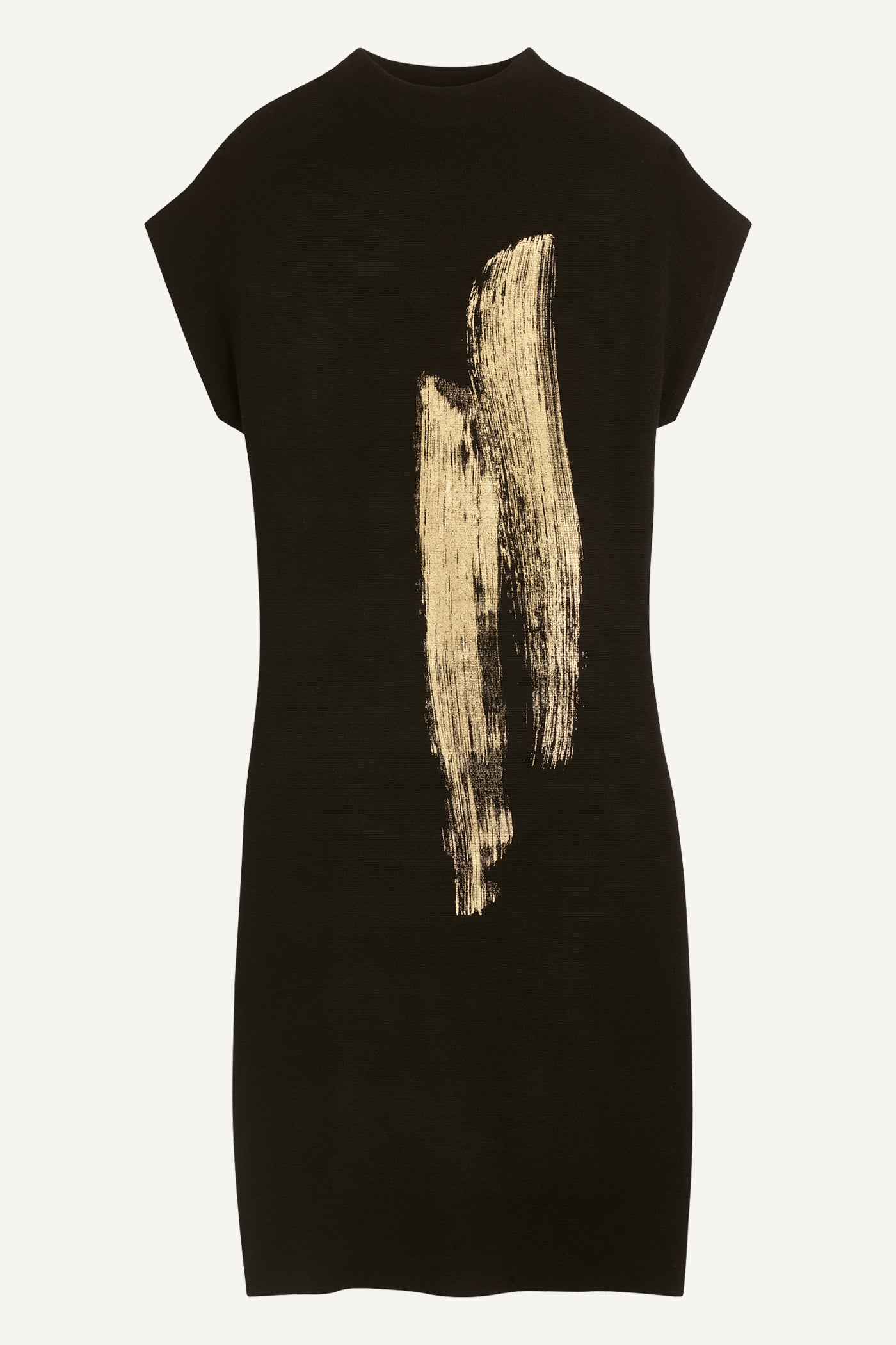 BRUSHSTROKE DRESS VIEW 6 | Black Dresses
