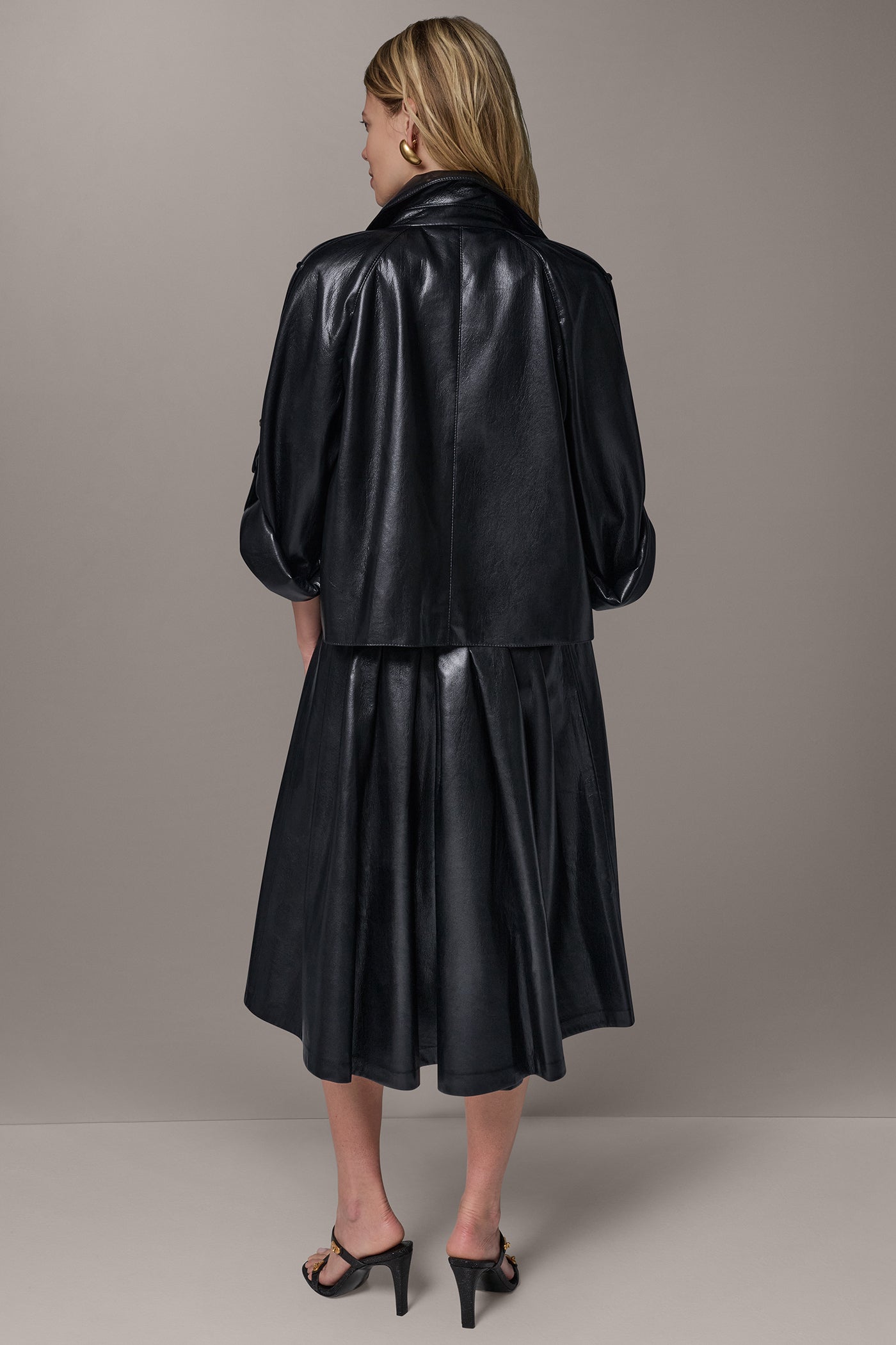 DOUBLE BREASTED ROLL SLEEVE JACKET VIEW 11 | Pre-Fall Collection