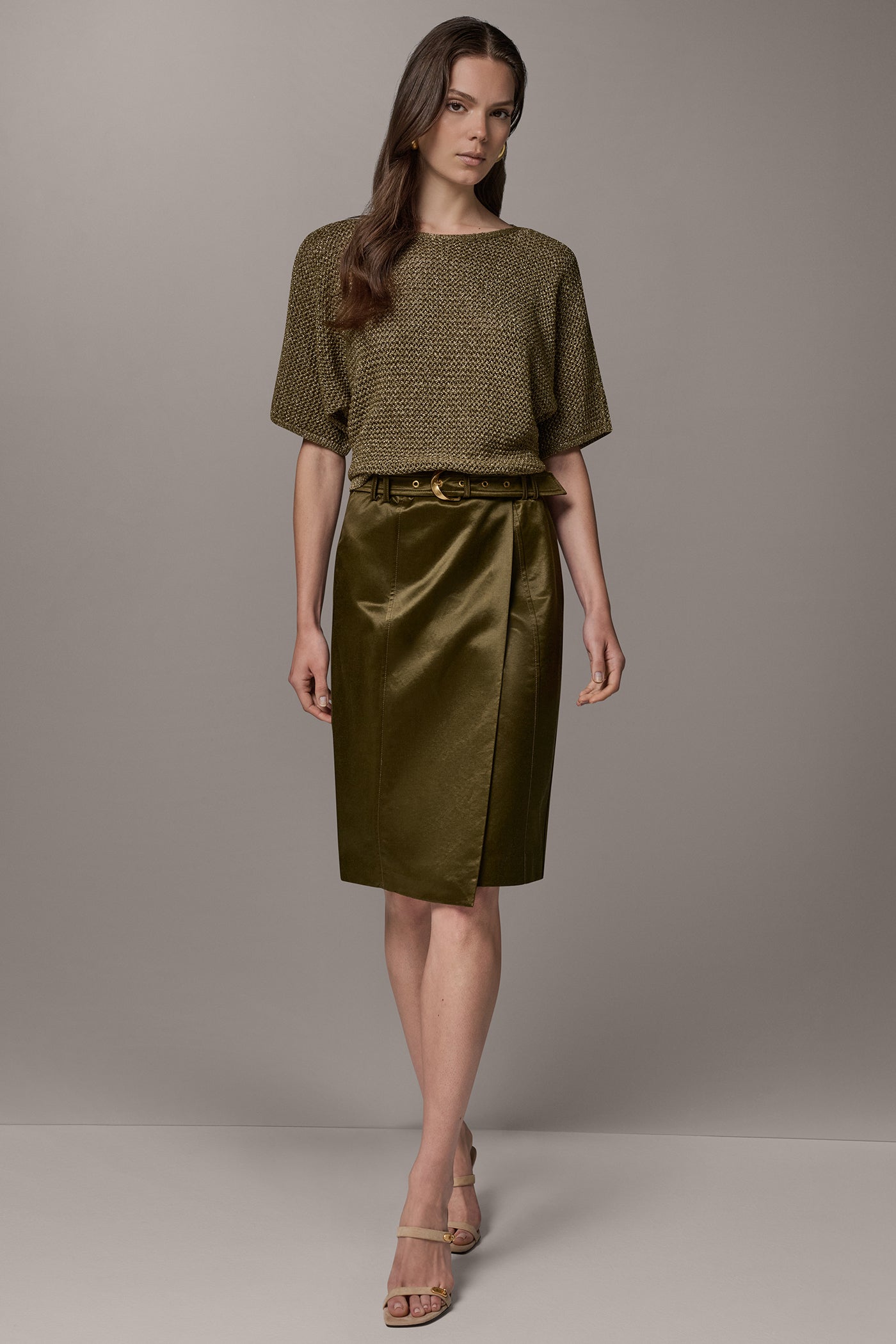 WRAP EFFECT CARGO SKIRT VIEW 3