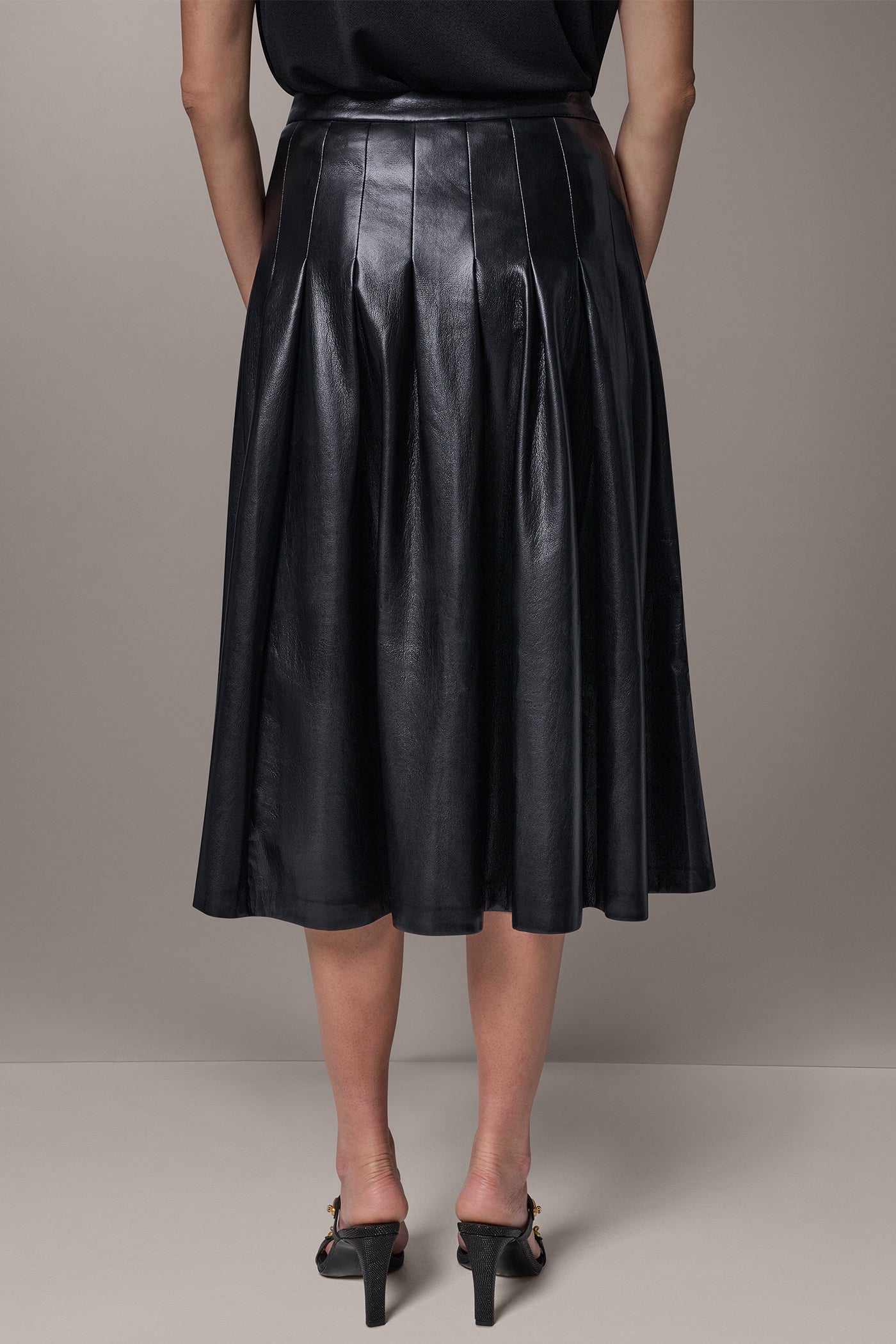 PLEATED MIDI SKIRT VIEW 4