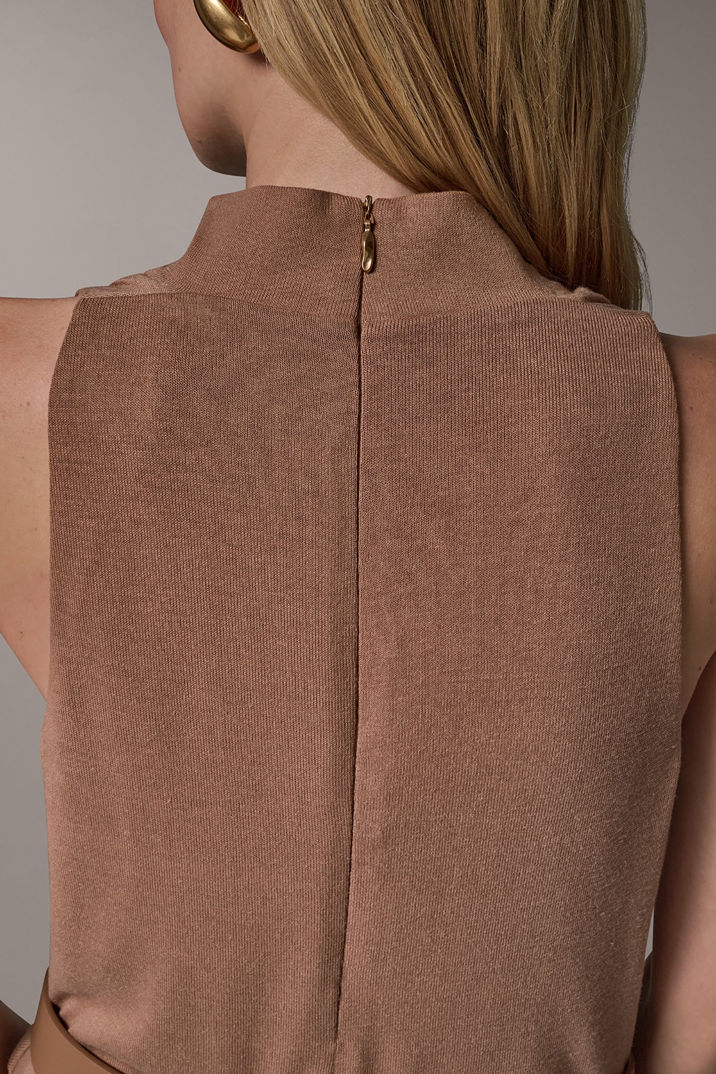 COWL NECK MIDI DRESS VIEW 7