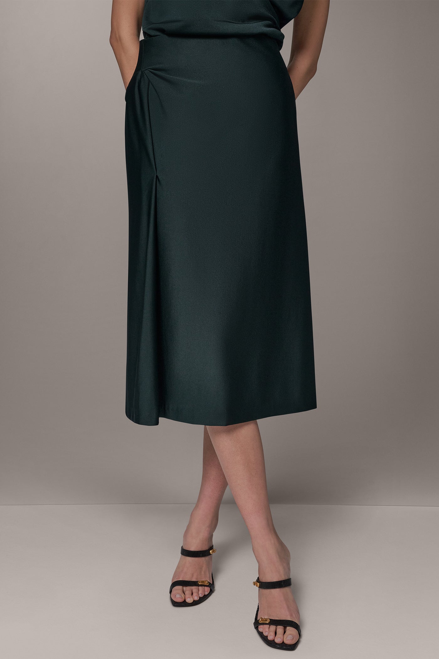 MIDI TWIST PENCIL SKIRT VIEW 1