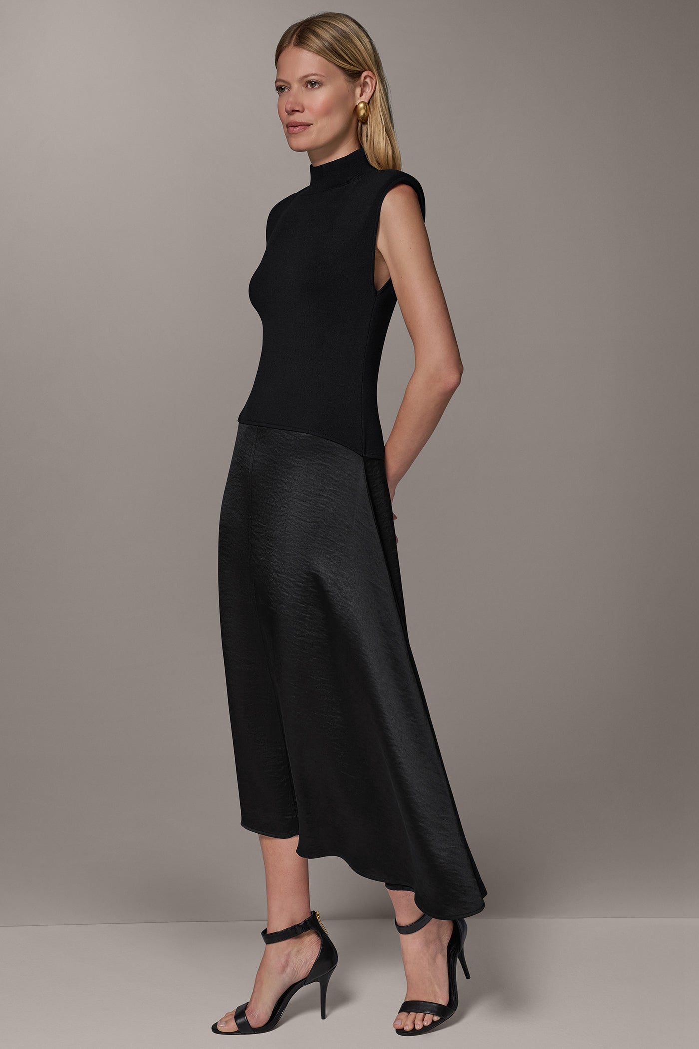 DROP WAIST MIDI DRESS VIEW 2