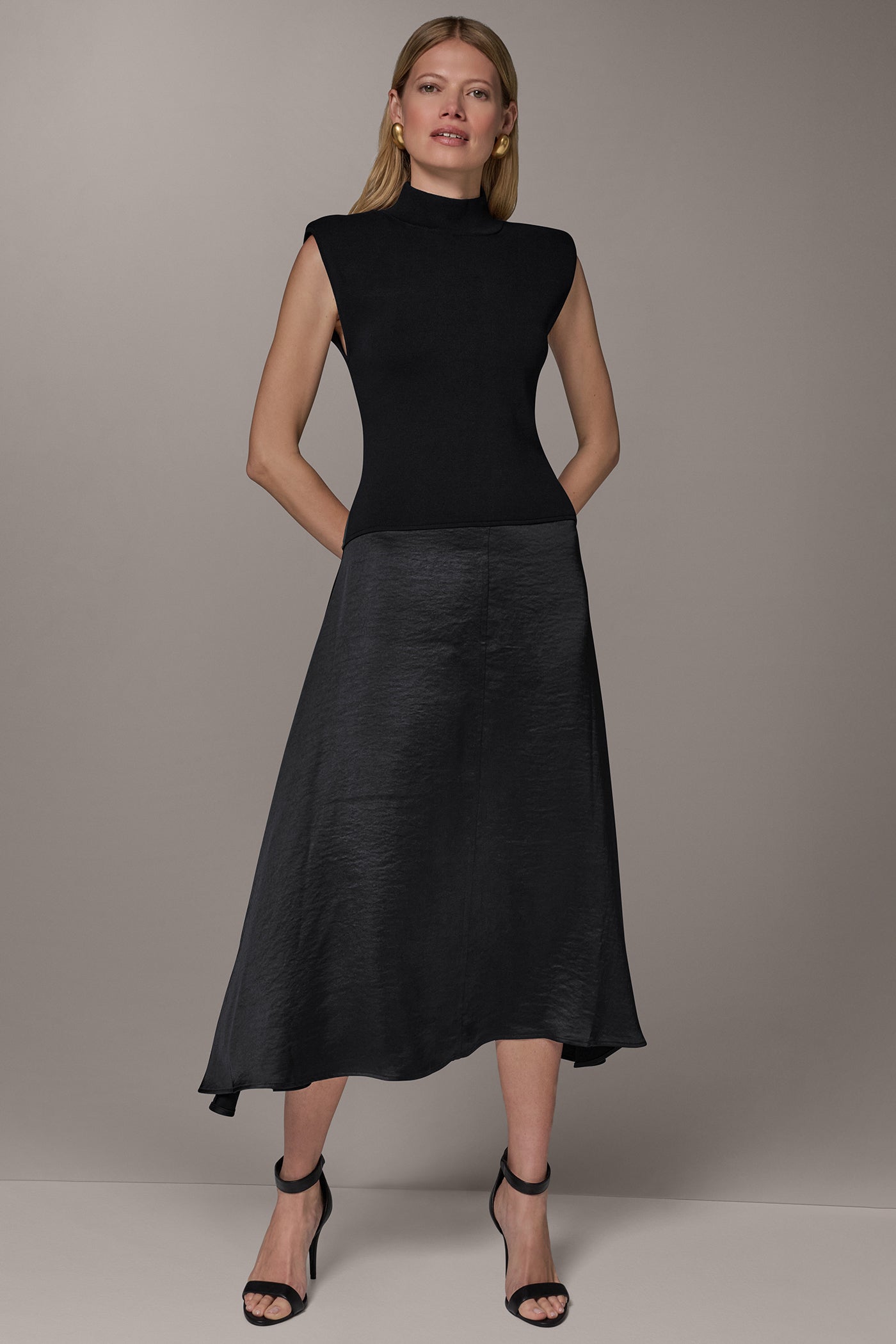 DROP WAIST MIDI DRESS VIEW 1