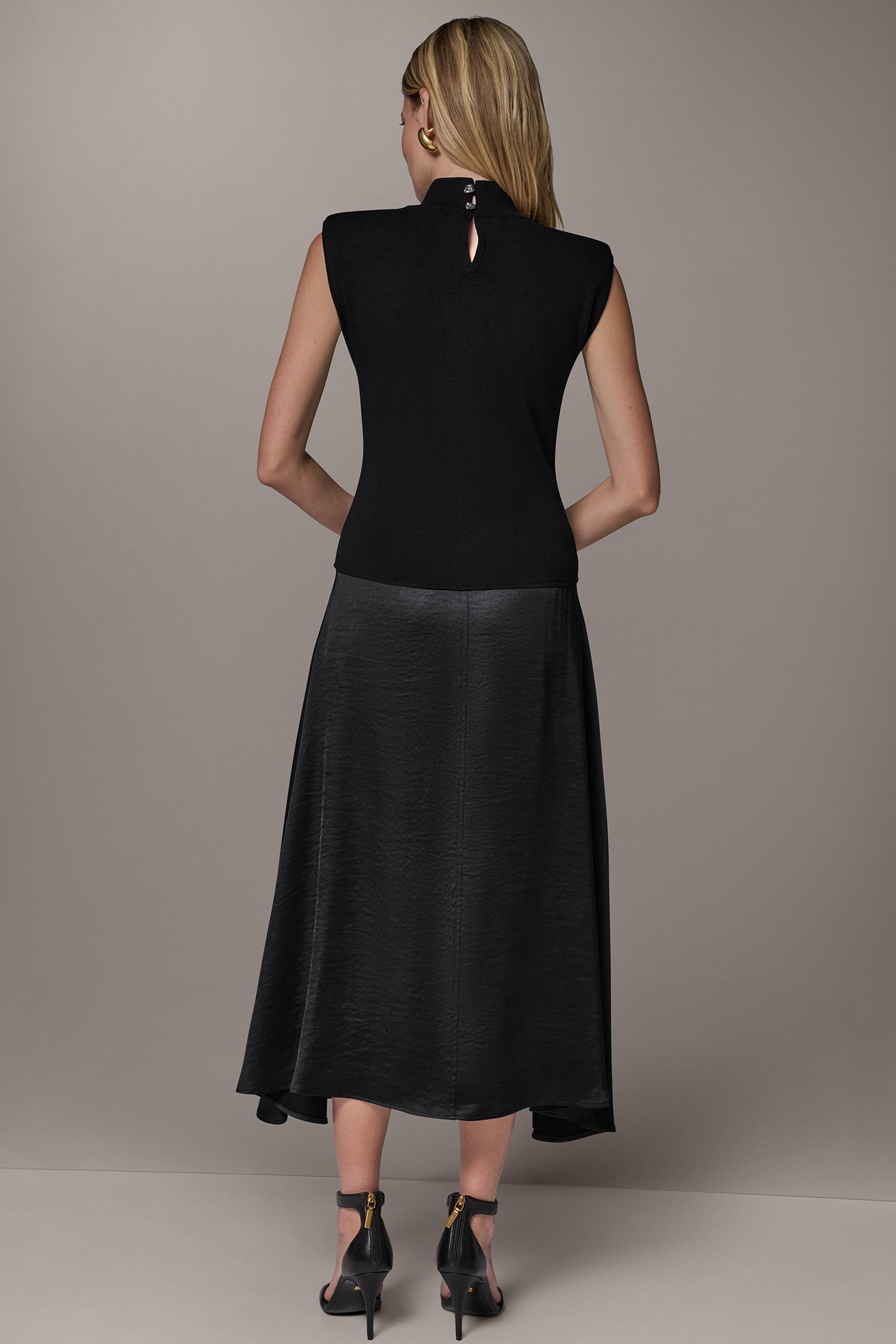 DROP WAIST MIDI DRESS VIEW 3