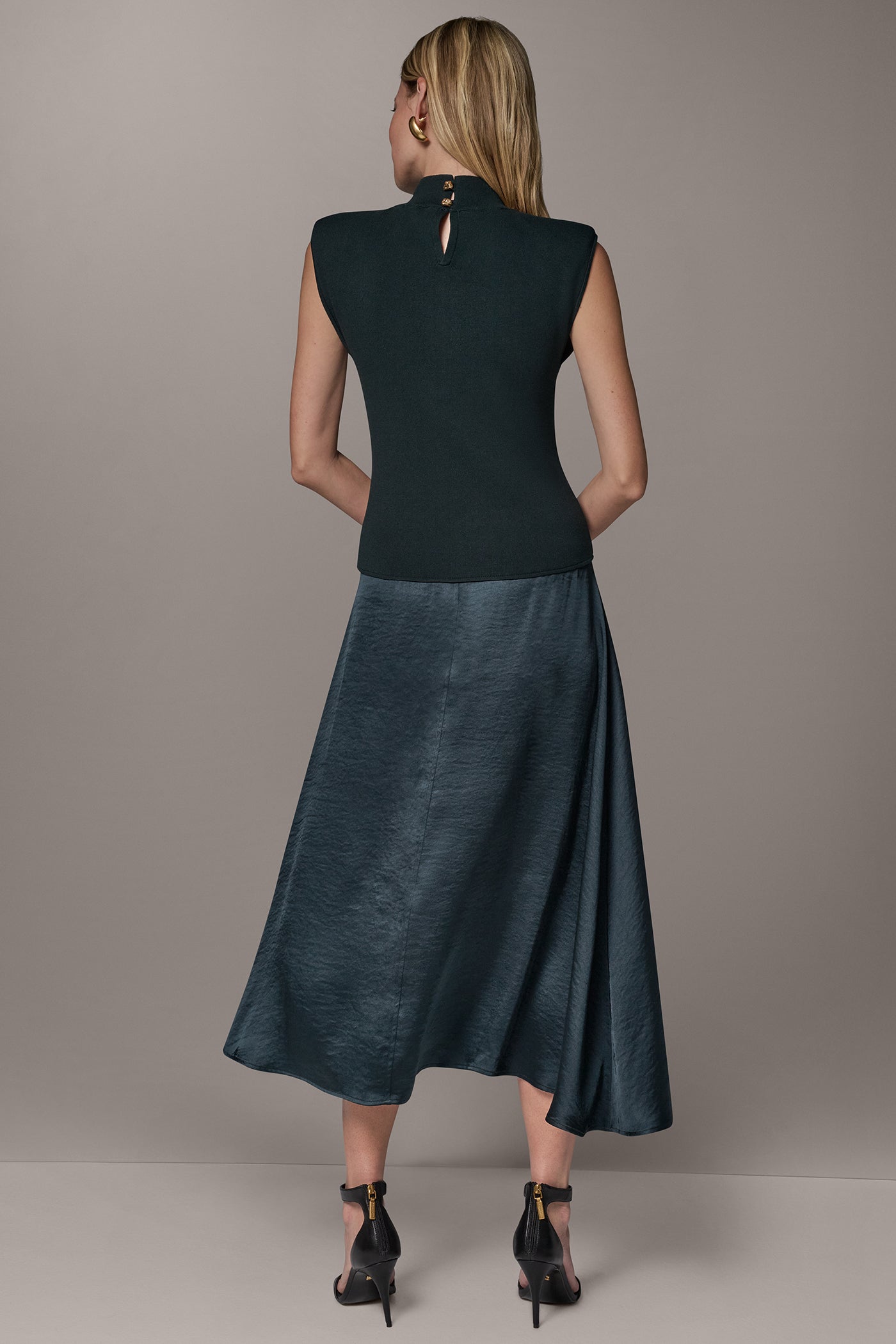 DROP WAIST MIDI DRESS VIEW 3