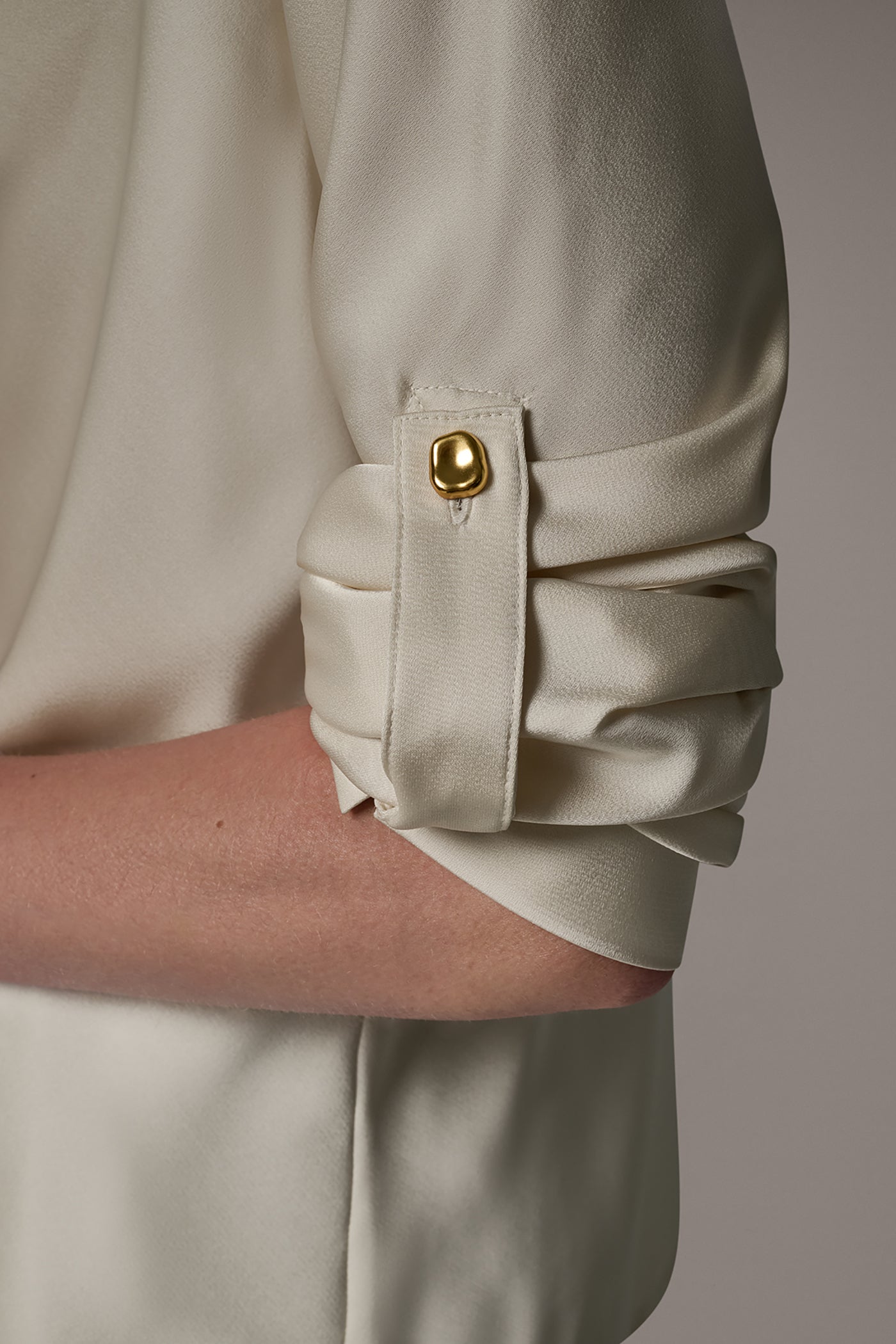 ROLL SLEEVE COWL NECK BLOUSE VIEW 7 | New Arrivals