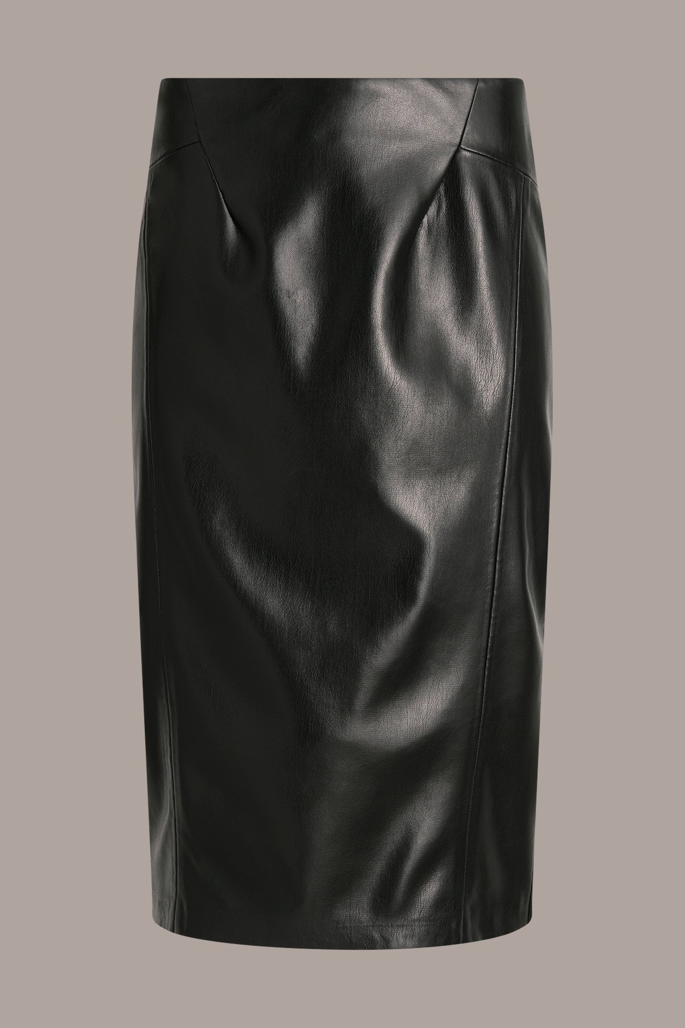 FAUX-LEATHER MIDI PENCIL SKIRT VIEW 7 | Skirts