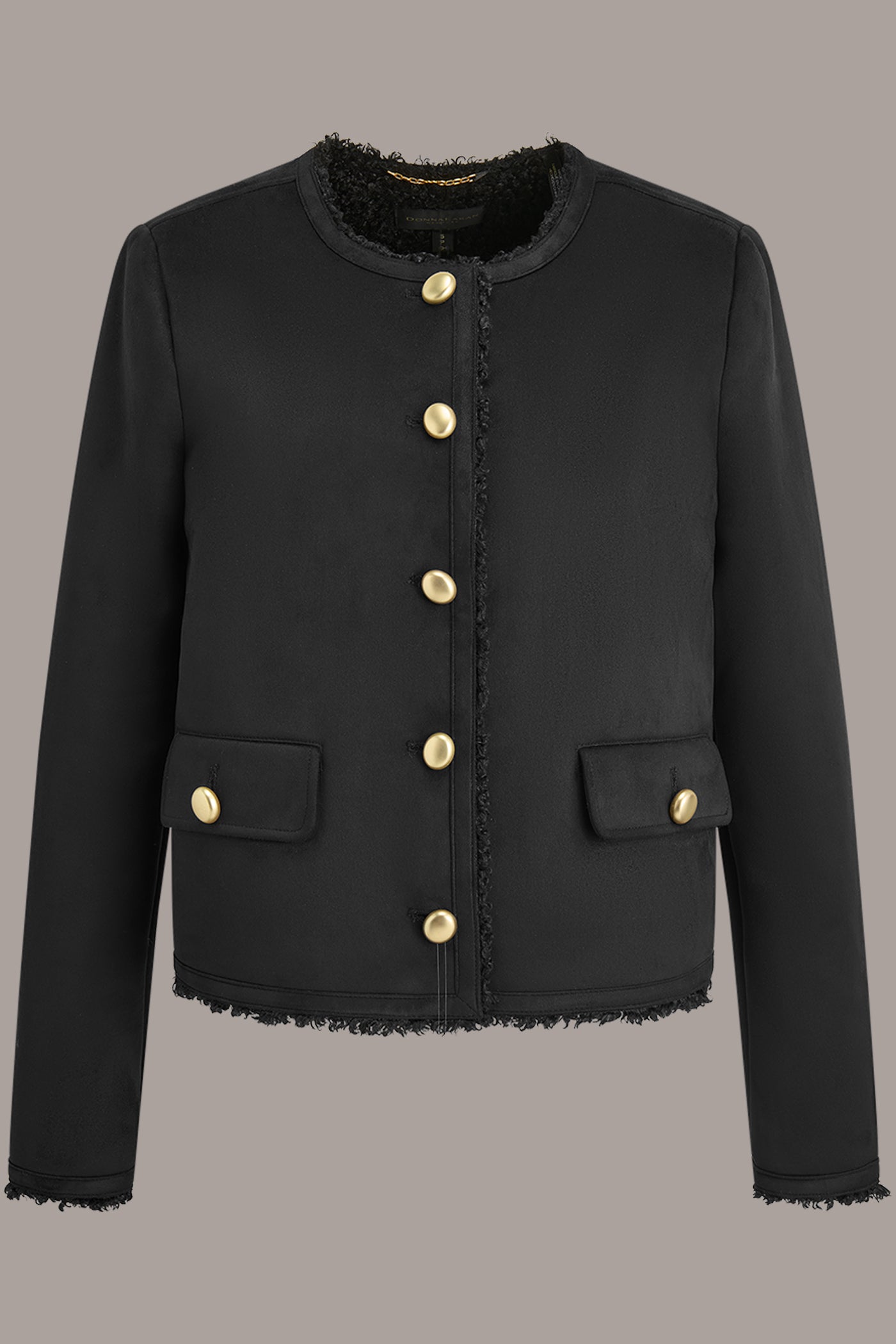 FAUX-SHEARLING BOXY COAT VIEW 9