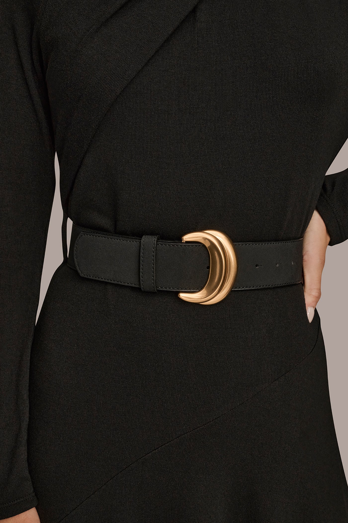 BELTED TWIST-FRONT MIDI HI-LOW DRESS VIEW 7 | Dresses & Jumpsuits