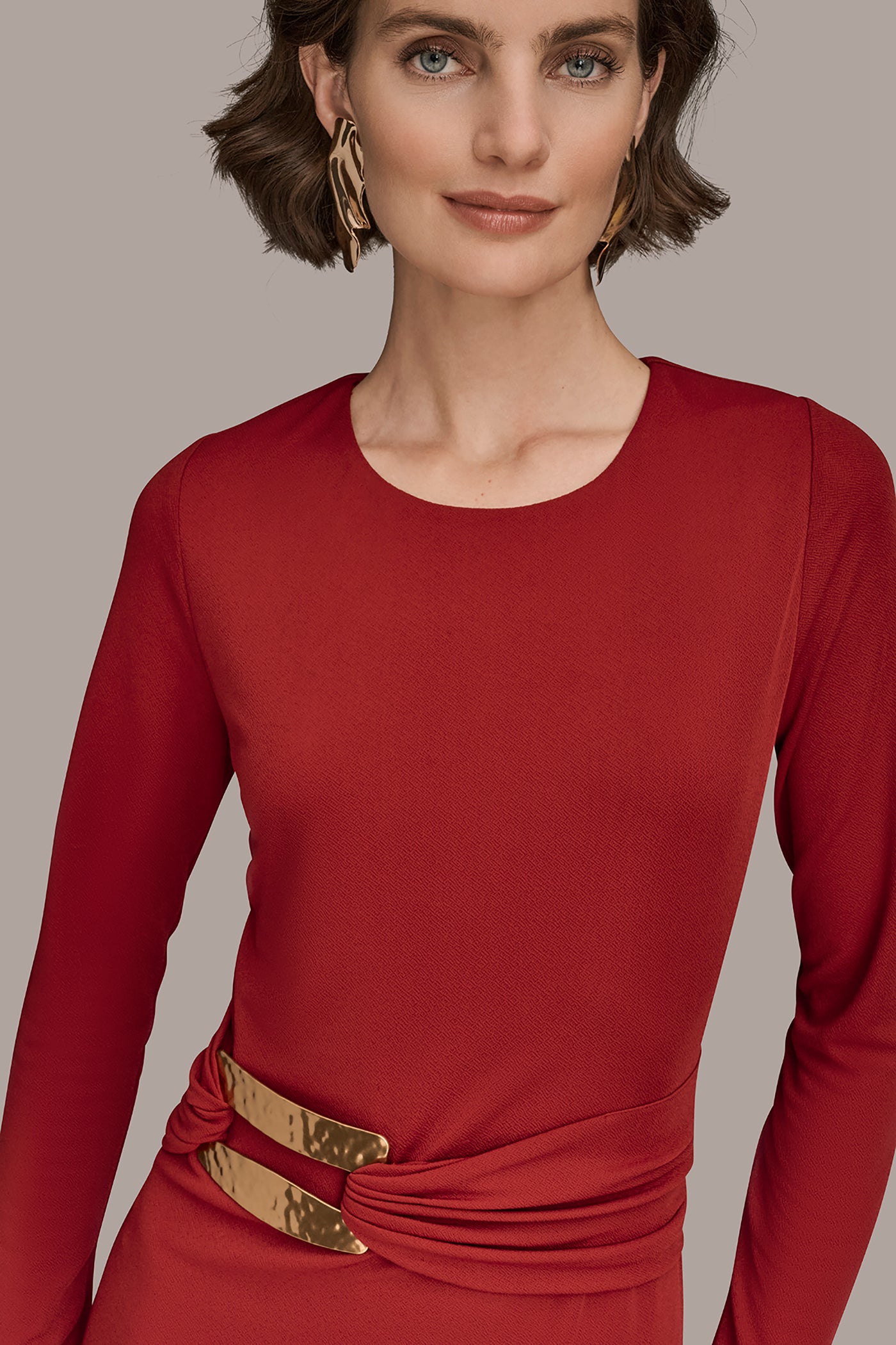 GATHERED EMBELLISHED SHEATH VIEW 5 | Dresses & Jumpsuits