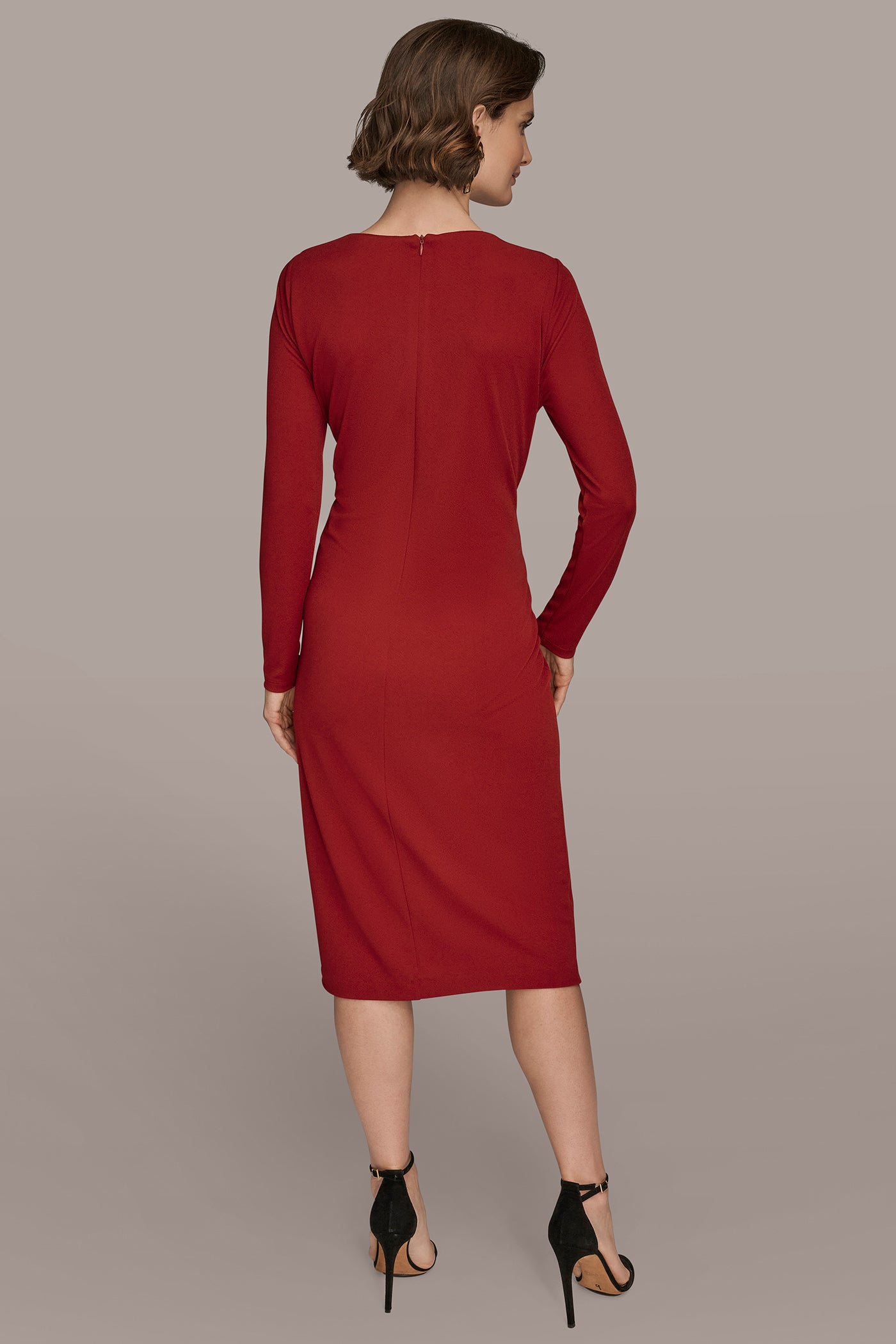 GATHERED EMBELLISHED SHEATH | View 2 | Dresses & Jumpsuits