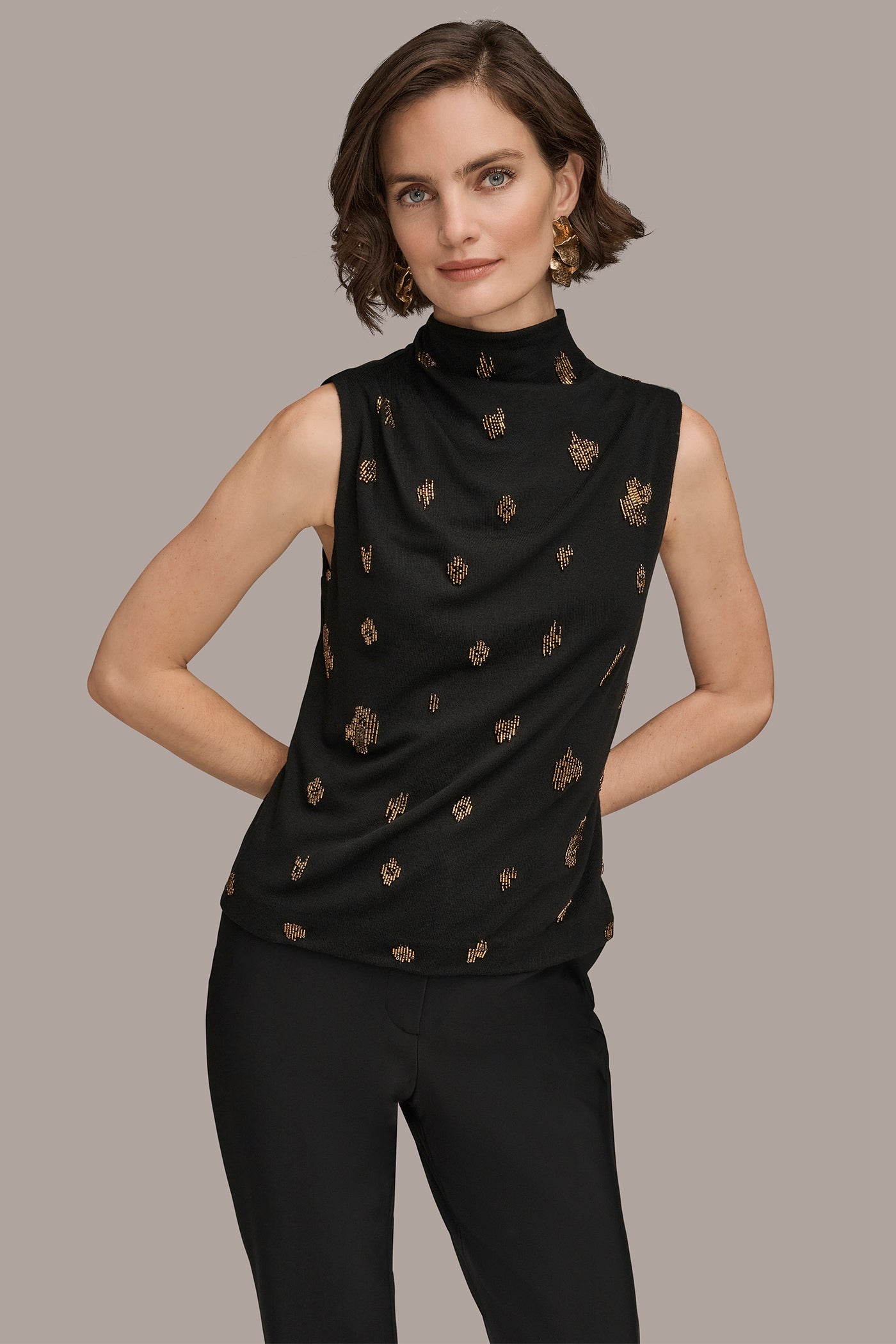 BEAD-EMBELLISHED TOP | View 1 | Matching Sets