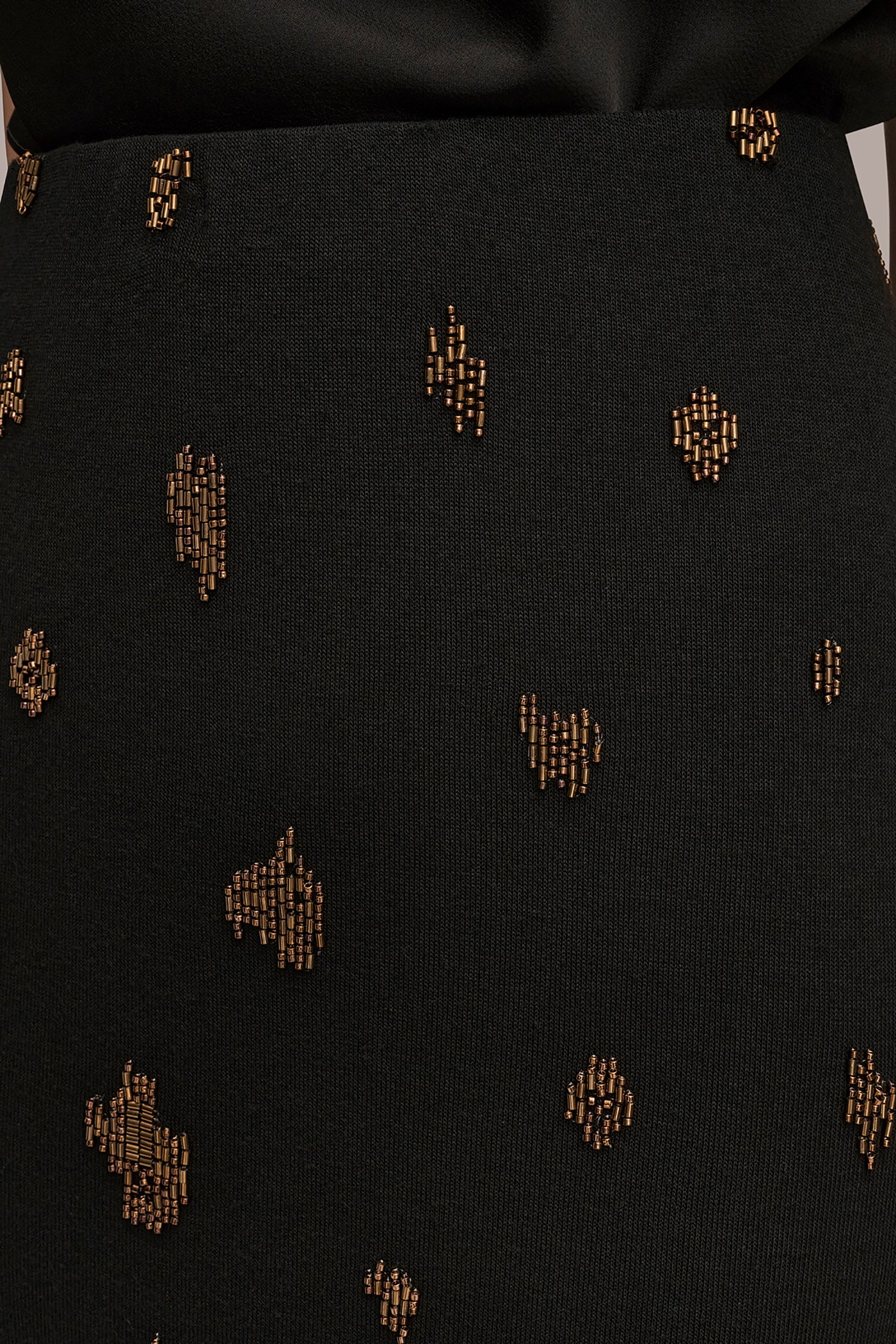 BEAD-EMBELLISHED PENCIL SKIRT VIEW 6 | Skirts