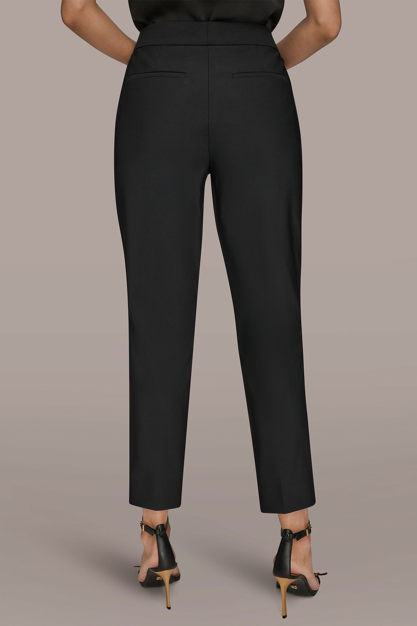 HIGH-RISE STRAIGHT-LEG ANKLE PANT | View 2 | Suits and Separates