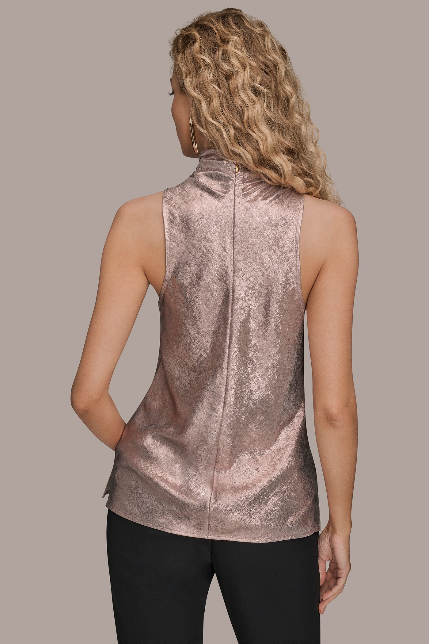 HIGH COWL-NECK BLOUSE | View 2 | All That Shimmers